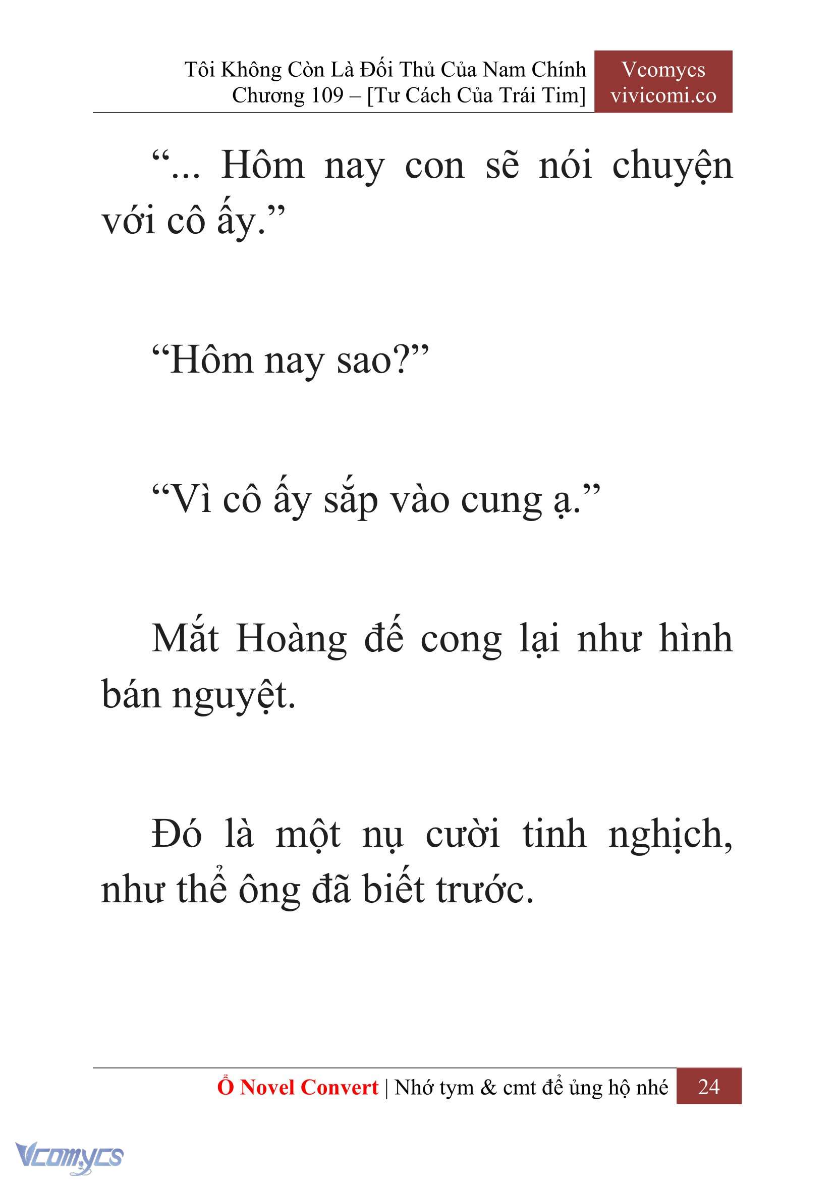 [Novel] Tôi Không Còn Là Đối Thủ Của Nam Chính Chapter  109 - 26
