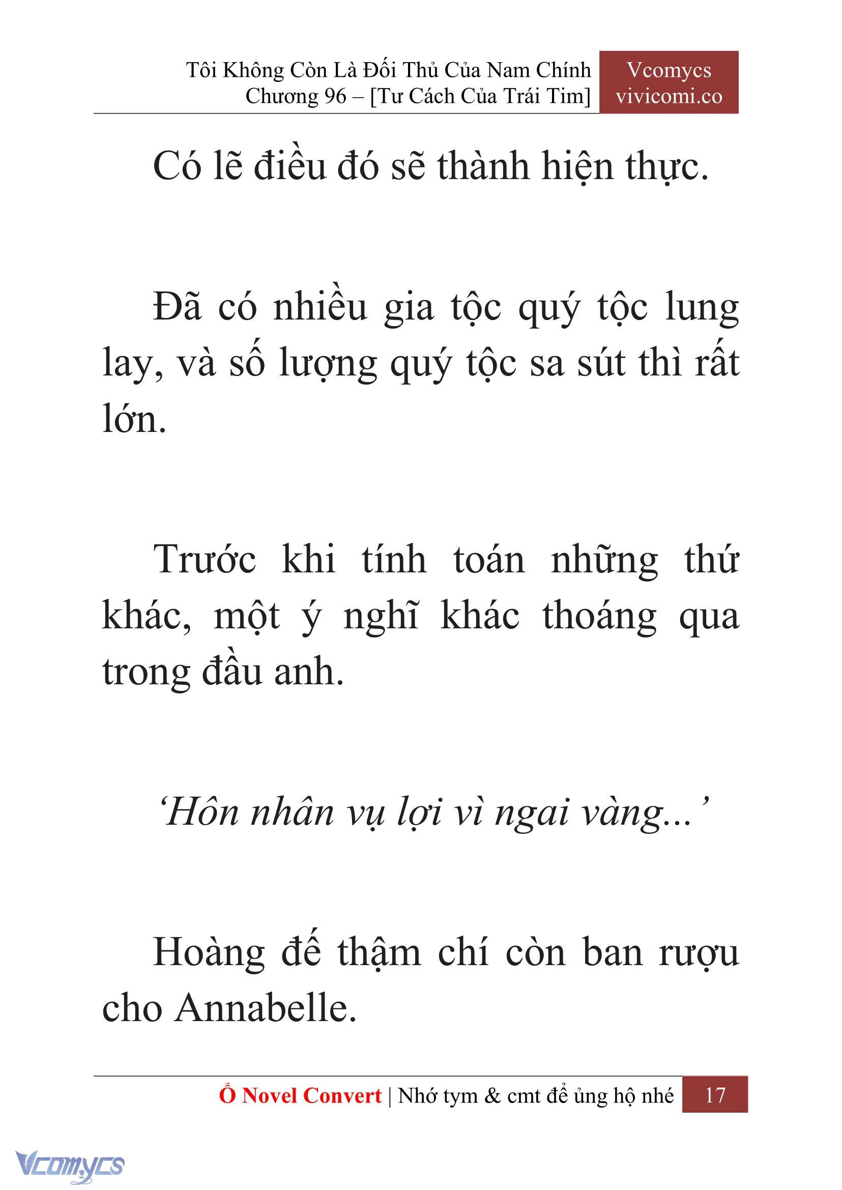 [Novel] Tôi Không Còn Là Đối Thủ Của Nam Chính Chapter  96 - 19