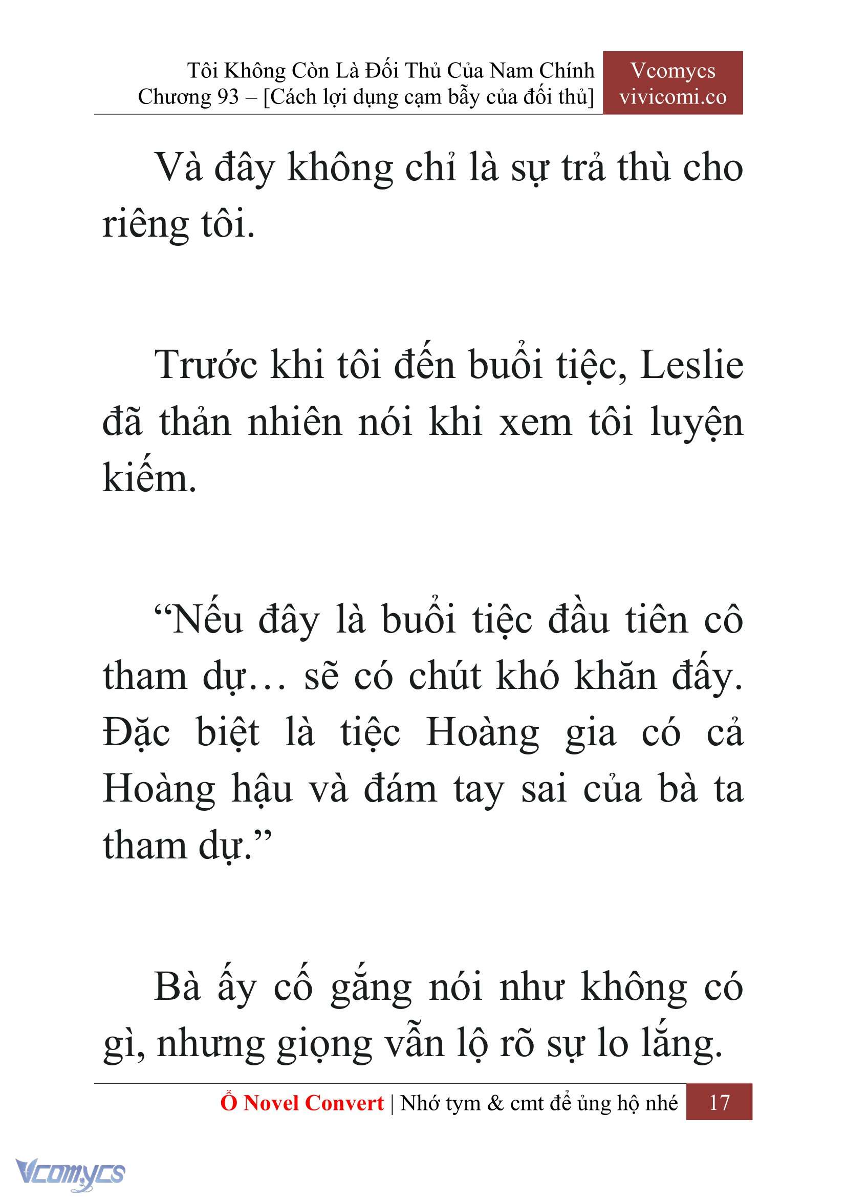 [Novel] Tôi Không Còn Là Đối Thủ Của Nam Chính Chapter  93 - 19