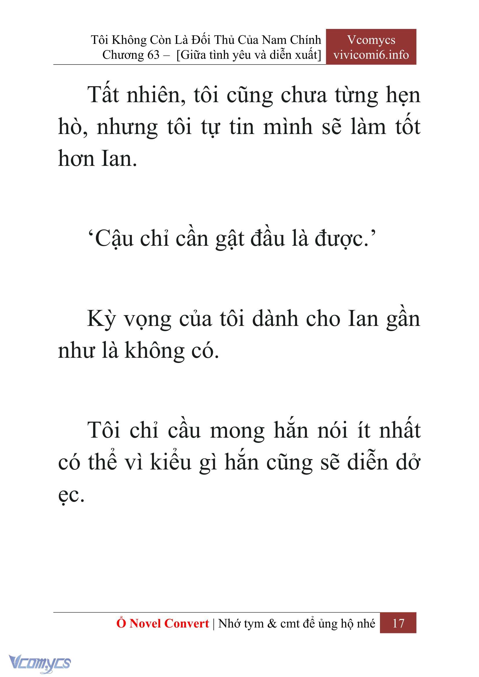 [Novel] Tôi Không Còn Là Đối Thủ Của Nam Chính Chapter  63 - 19
