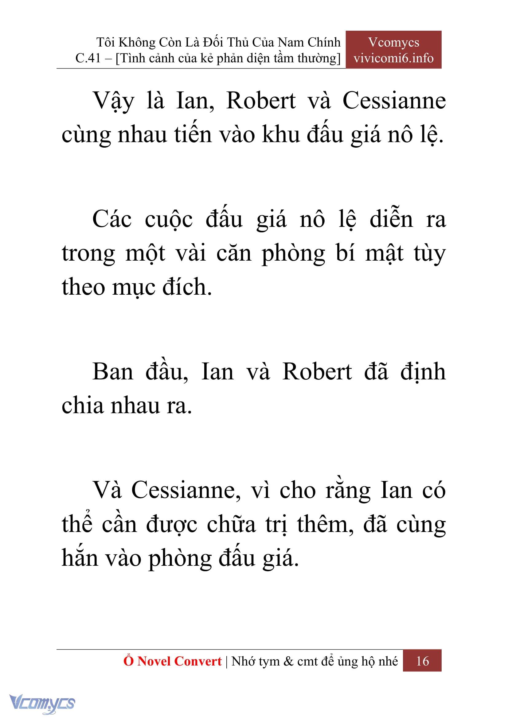 [Novel] Tôi Không Còn Là Đối Thủ Của Nam Chính Chapter  41 - 18