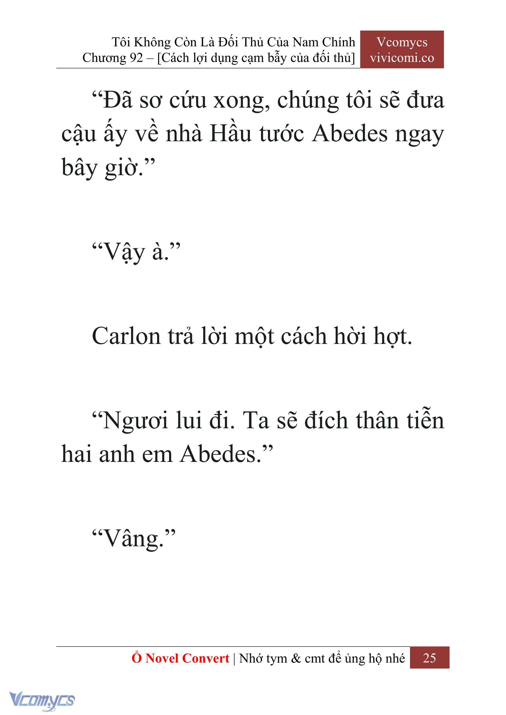 [Novel] Tôi Không Còn Là Đối Thủ Của Nam Chính Chapter  92 - 27