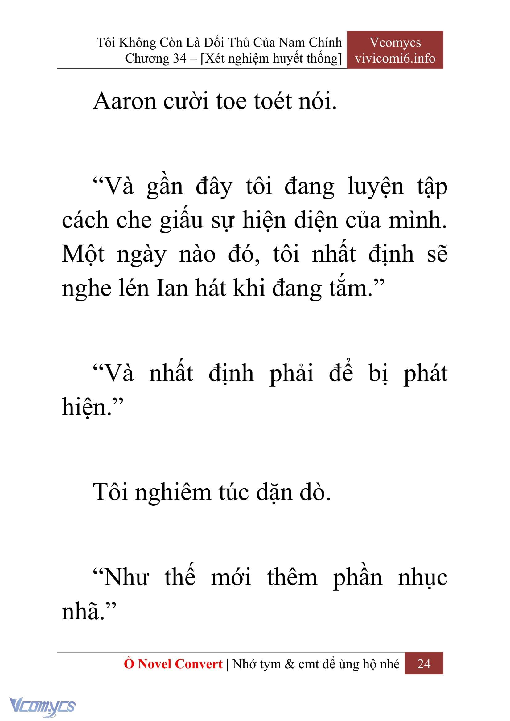 [Novel] Tôi Không Còn Là Đối Thủ Của Nam Chính Chapter  34 - 26