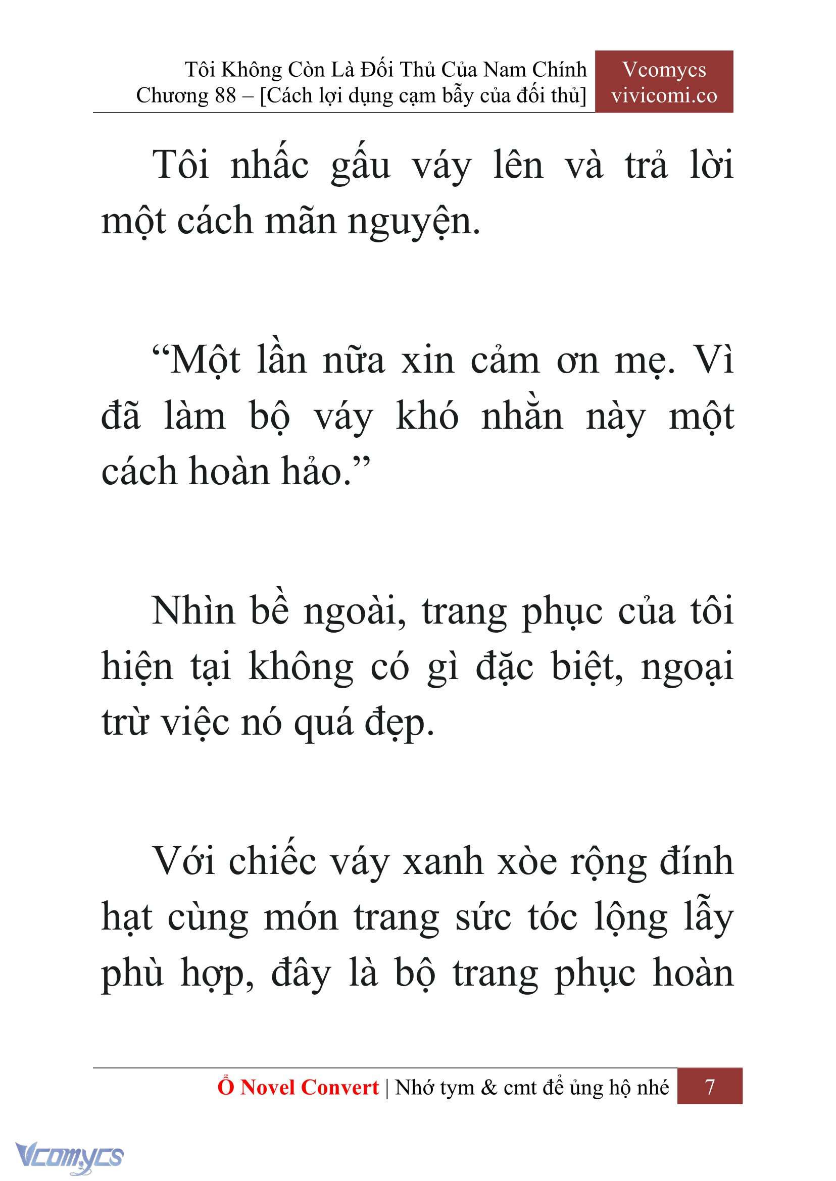 [Novel] Tôi Không Còn Là Đối Thủ Của Nam Chính Chapter  88 - 9