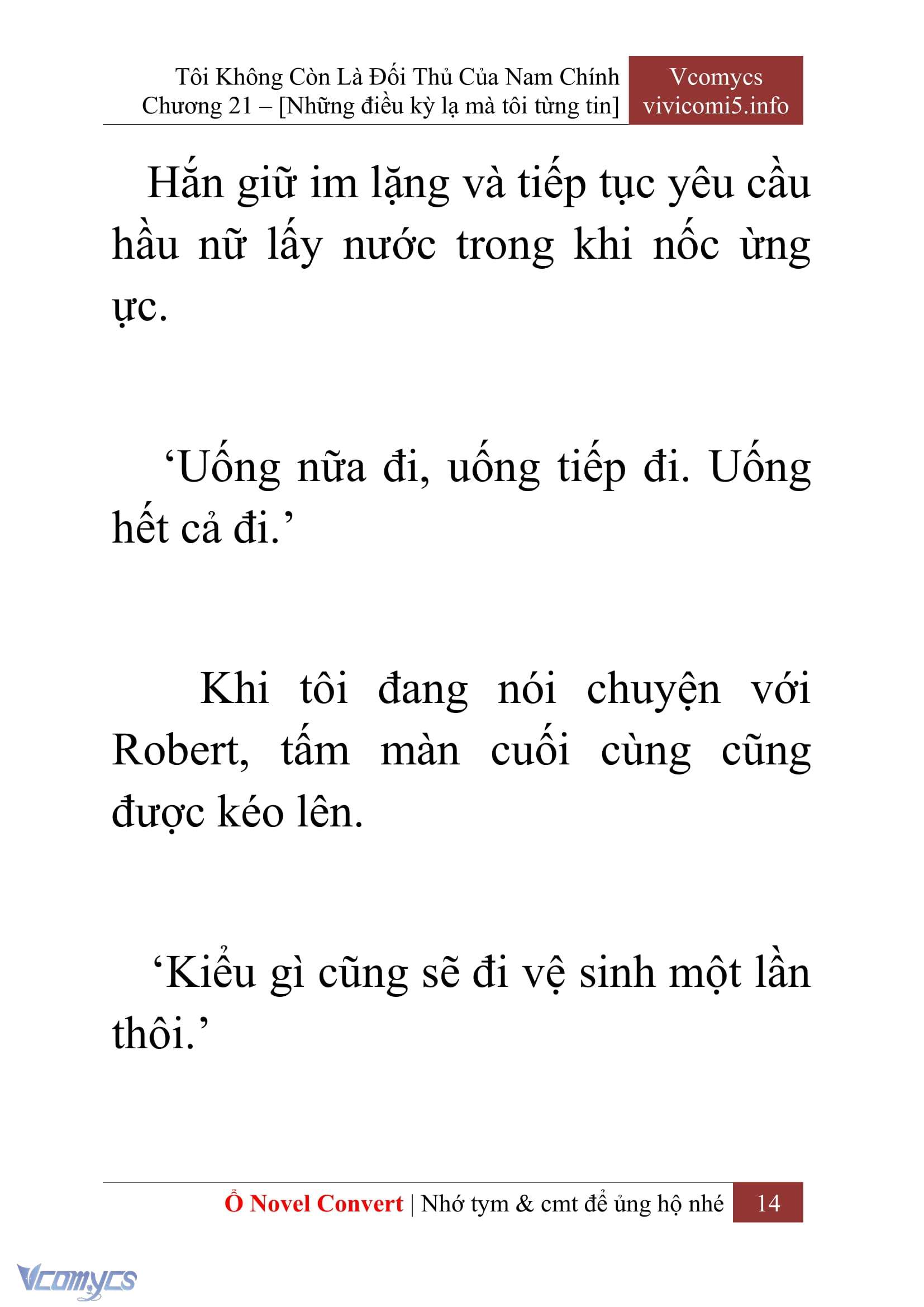 [Novel] Tôi Không Còn Là Đối Thủ Của Nam Chính Chapter  21 - 16