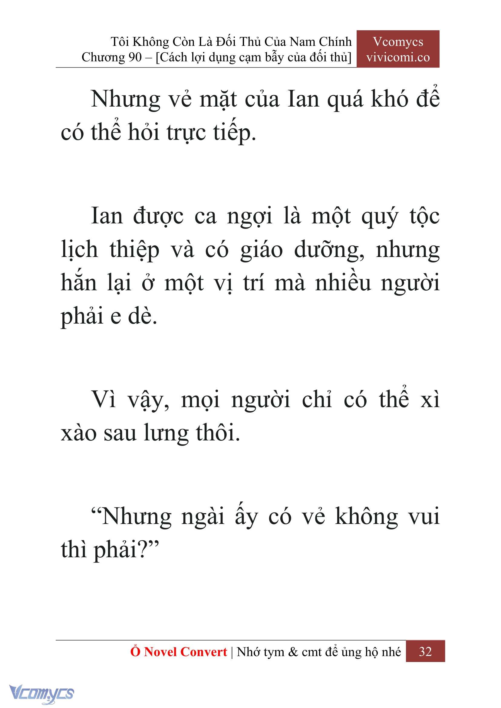 [Novel] Tôi Không Còn Là Đối Thủ Của Nam Chính Chapter  90 - 34