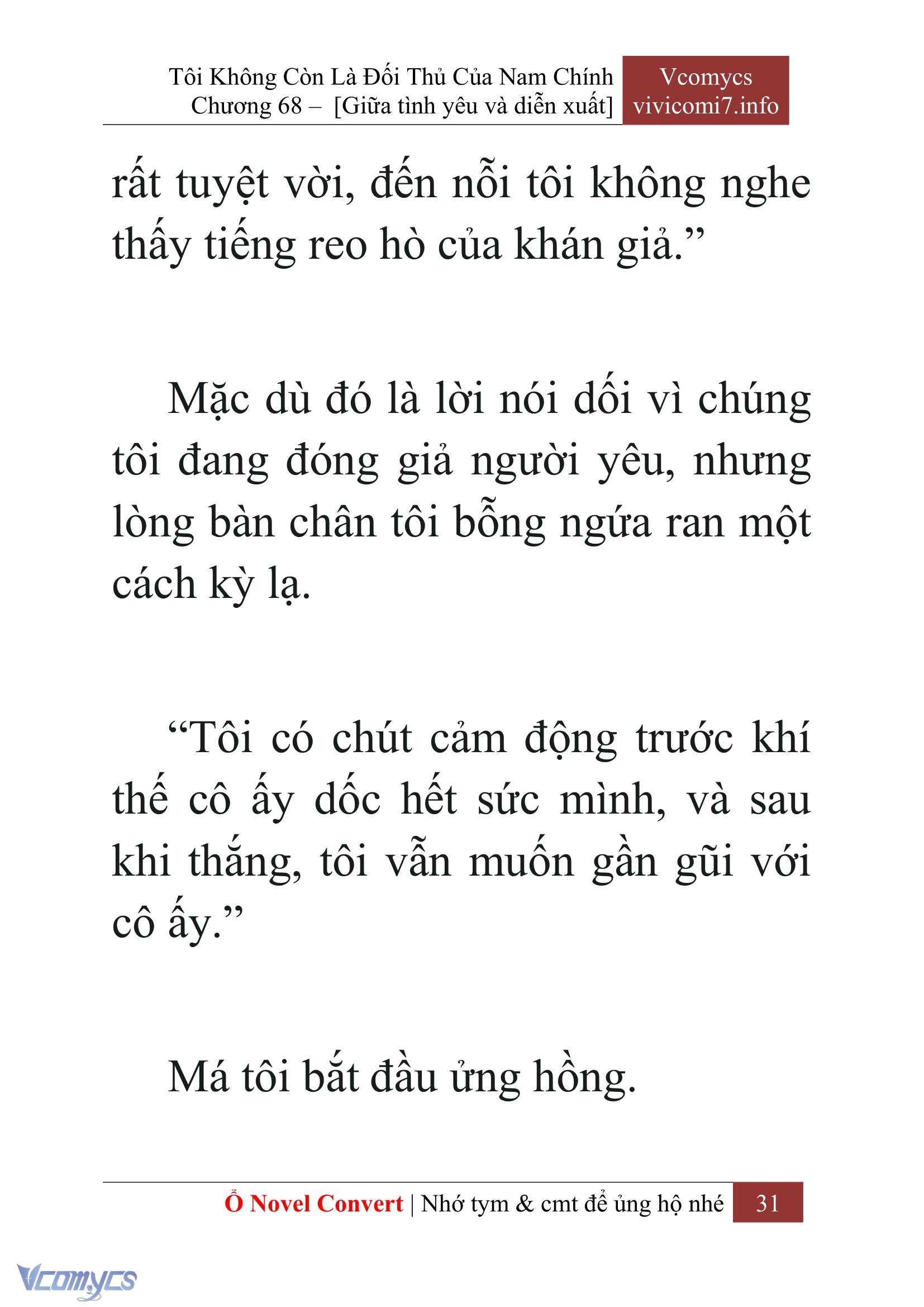 [Novel] Tôi Không Còn Là Đối Thủ Của Nam Chính Chapter  68 - 33