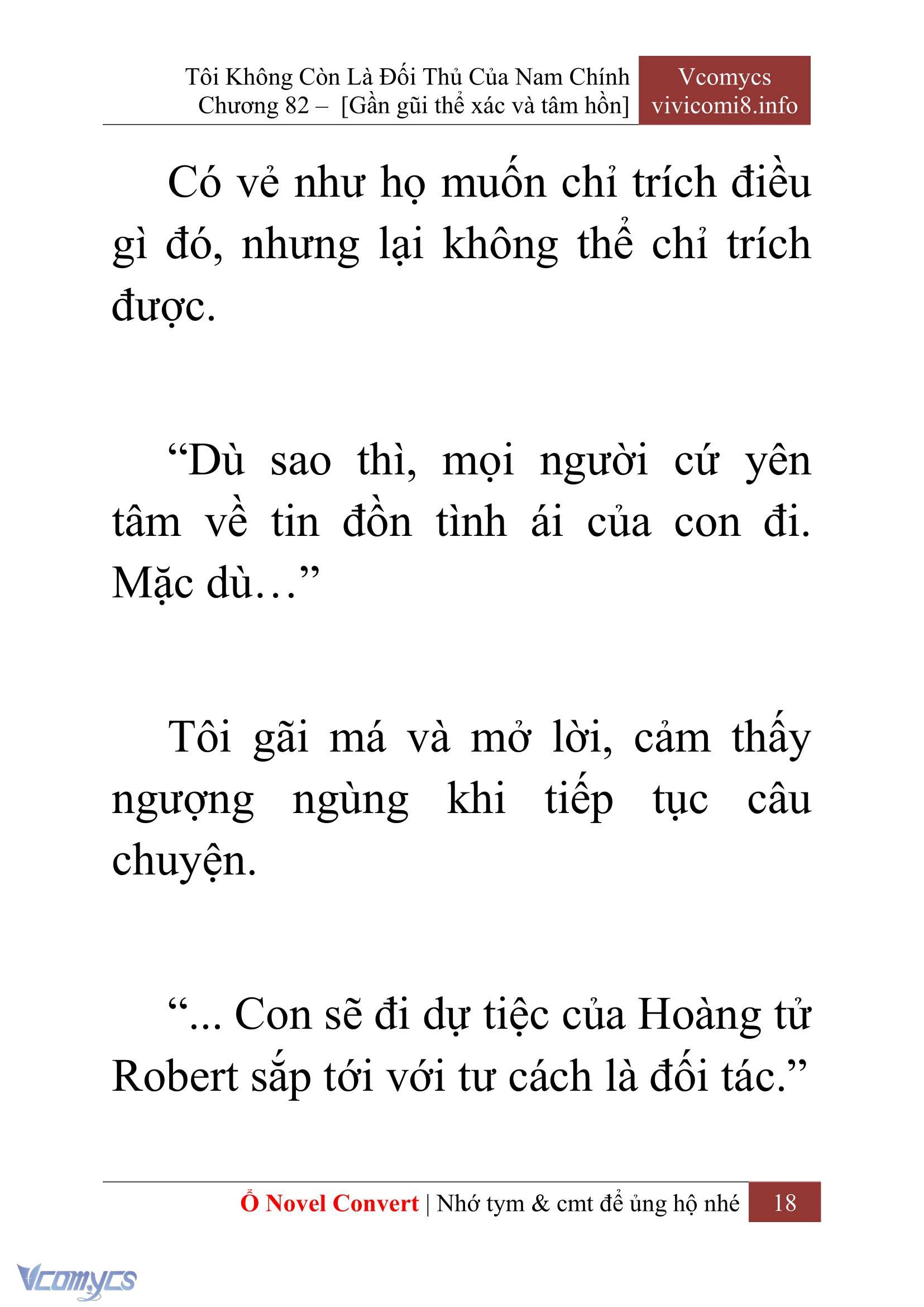 [Novel] Tôi Không Còn Là Đối Thủ Của Nam Chính Chapter  82 - 20