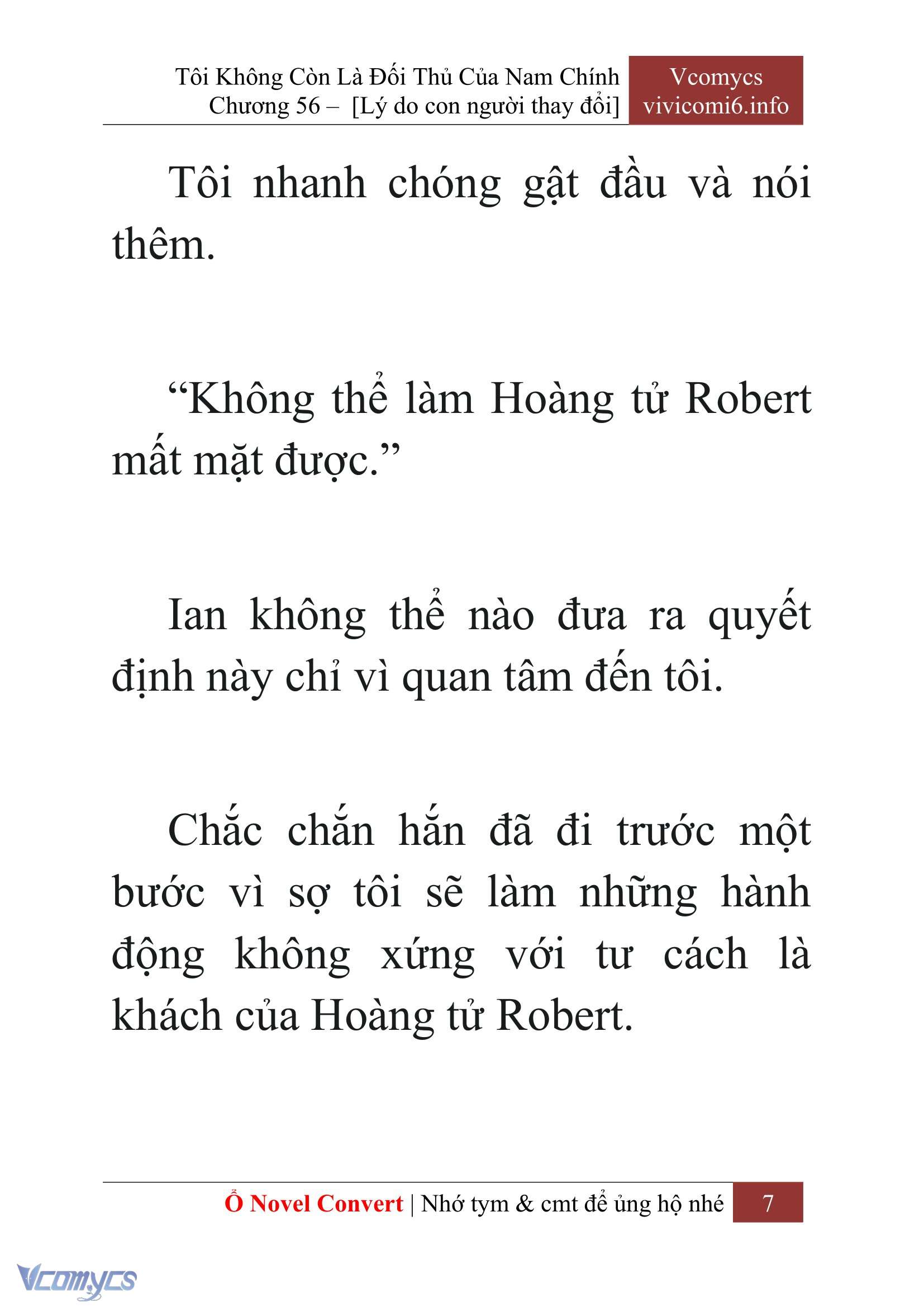 [Novel] Tôi Không Còn Là Đối Thủ Của Nam Chính Chapter  56 - 9