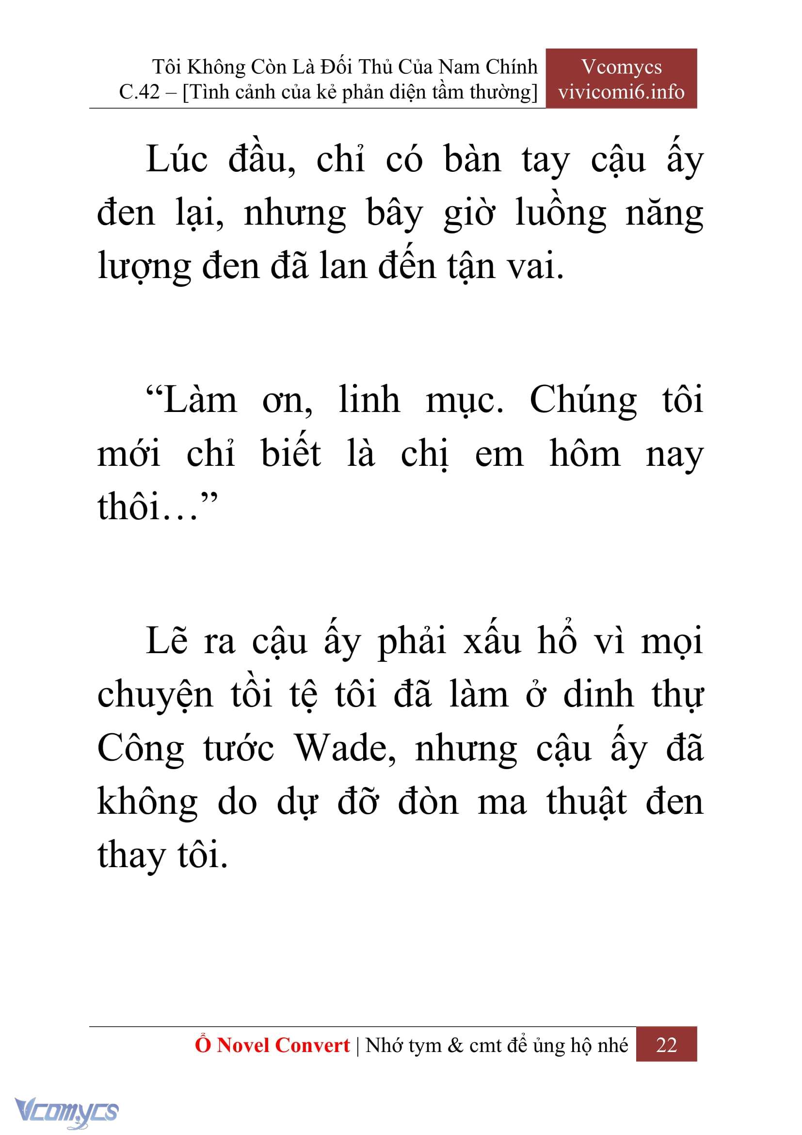 [Novel] Tôi Không Còn Là Đối Thủ Của Nam Chính Chapter  42 - 24