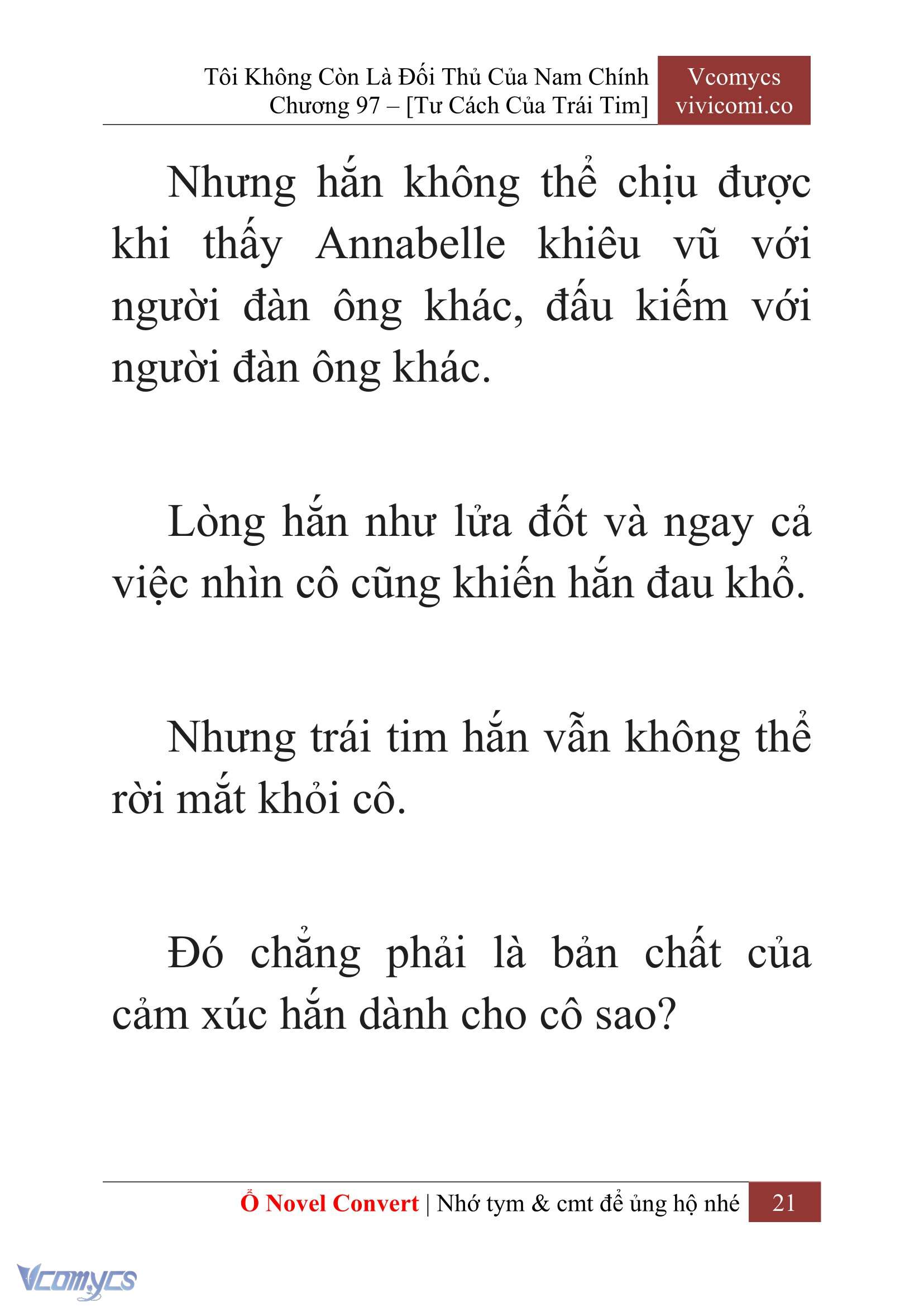 [Novel] Tôi Không Còn Là Đối Thủ Của Nam Chính Chapter  97 - 23