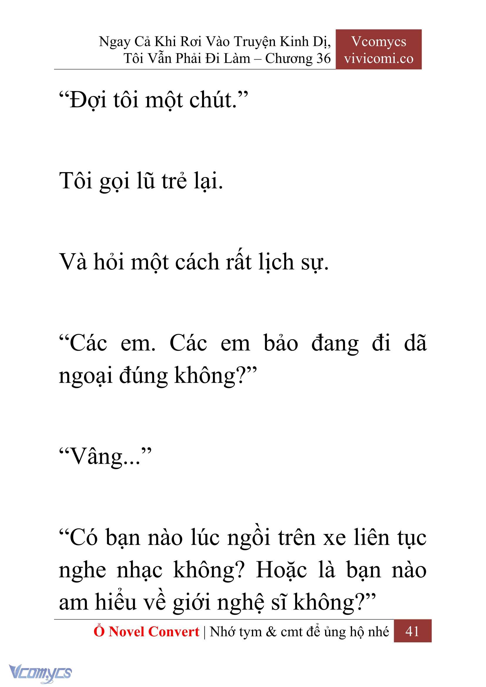 [Novel] Ngay Cả Khi Rơi Vào Truyện Kinh Dị, Tôi Vẫn Phải Đi Làm Chapter  36 - 43
