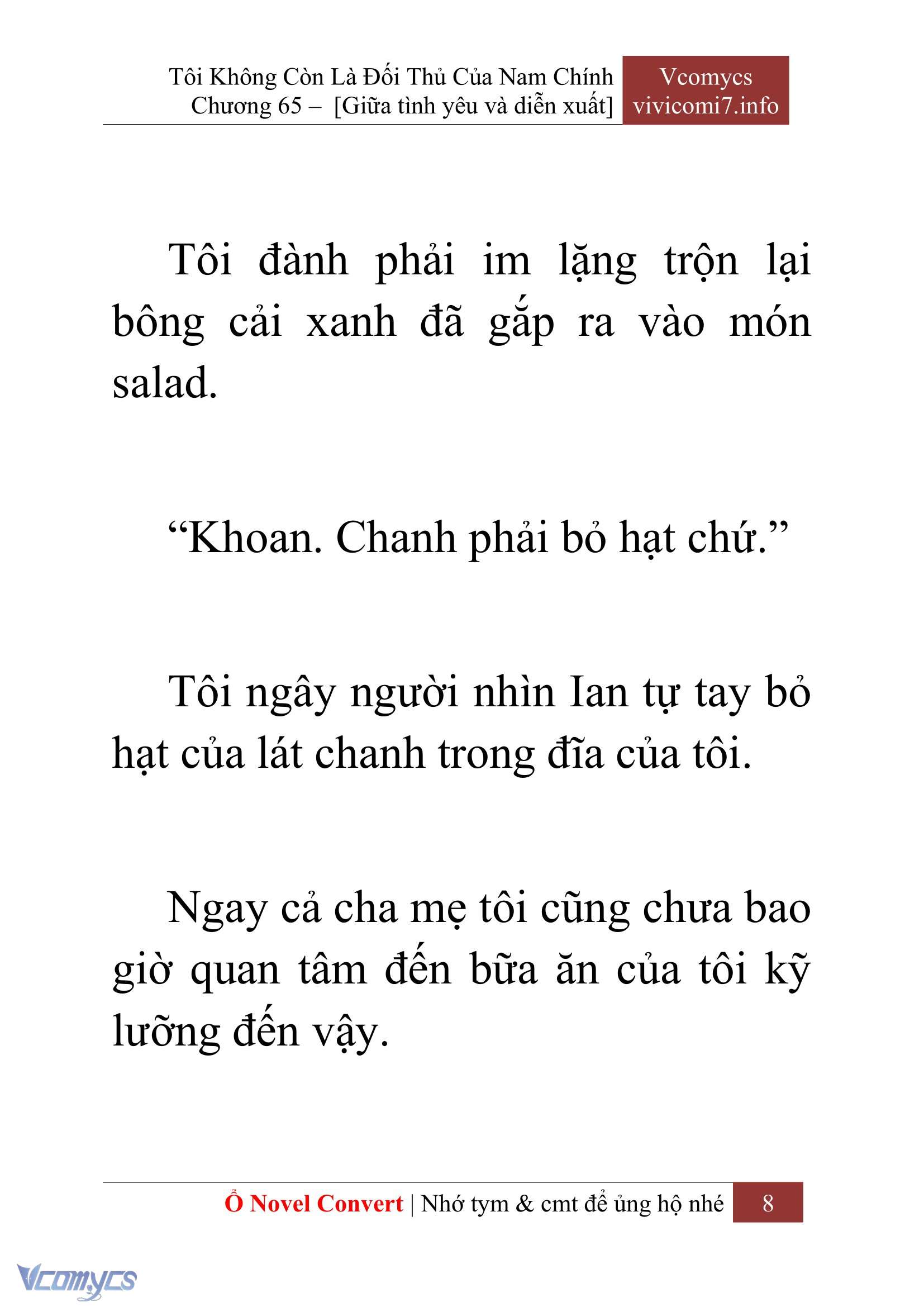 [Novel] Tôi Không Còn Là Đối Thủ Của Nam Chính Chapter  65 - 10
