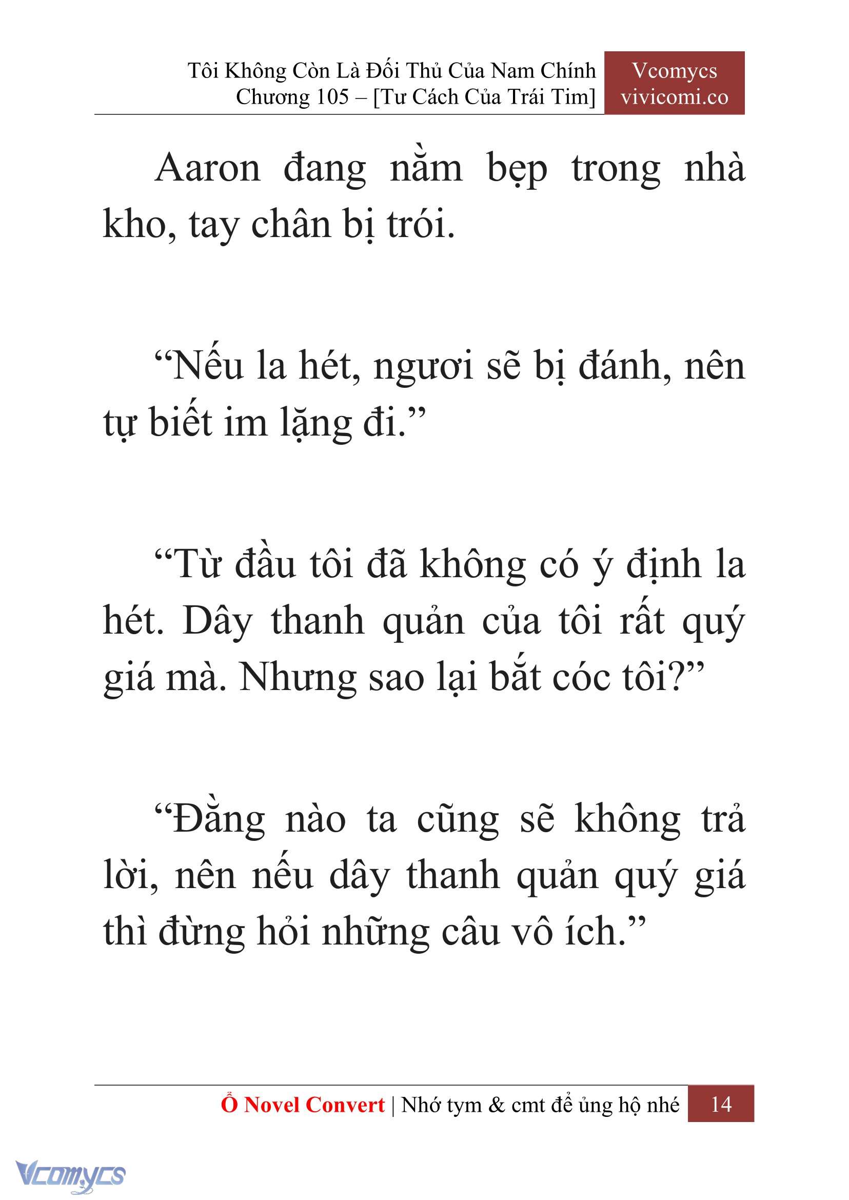 [Novel] Tôi Không Còn Là Đối Thủ Của Nam Chính Chapter  105 - 16