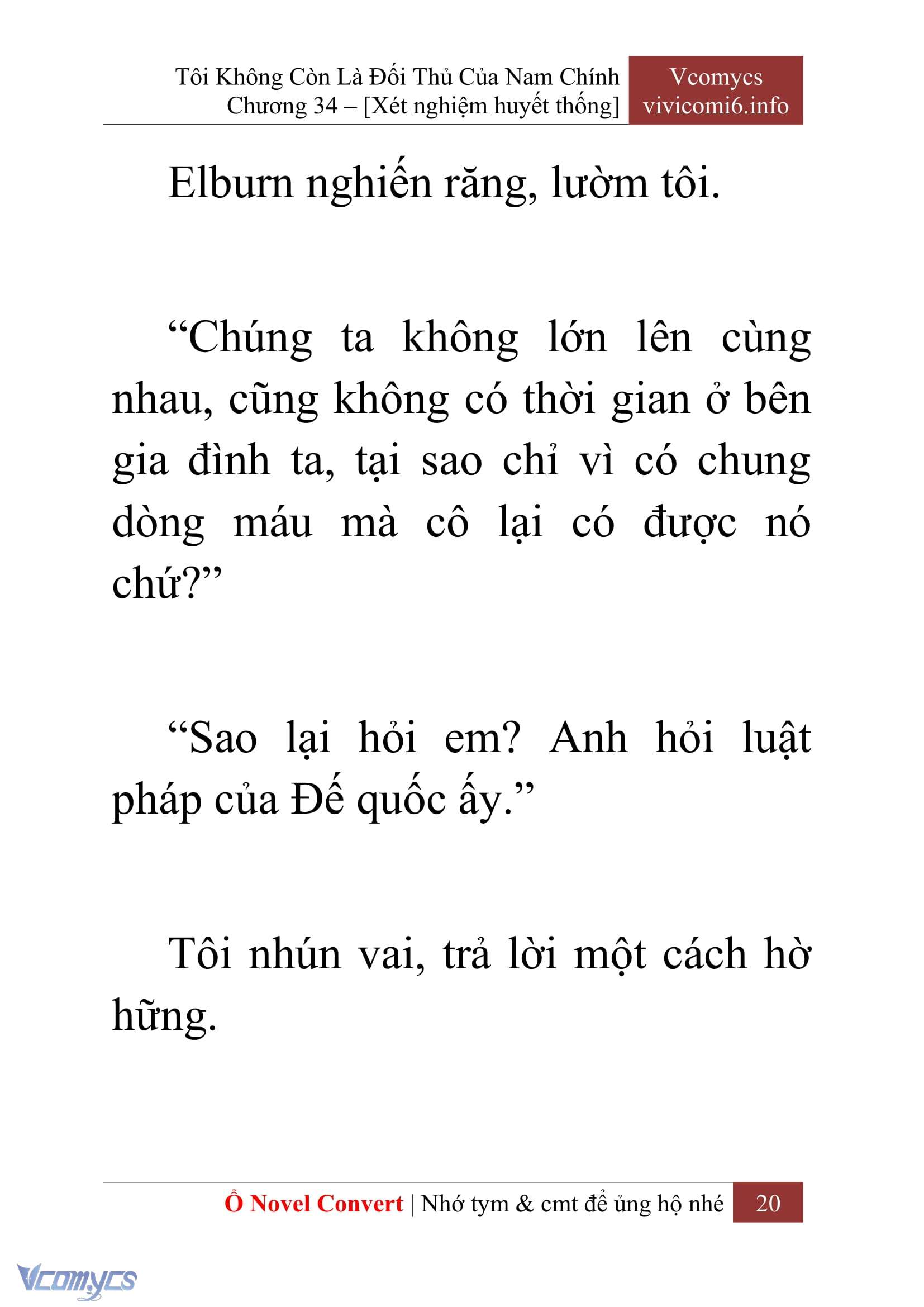 [Novel] Tôi Không Còn Là Đối Thủ Của Nam Chính Chapter  34 - 22