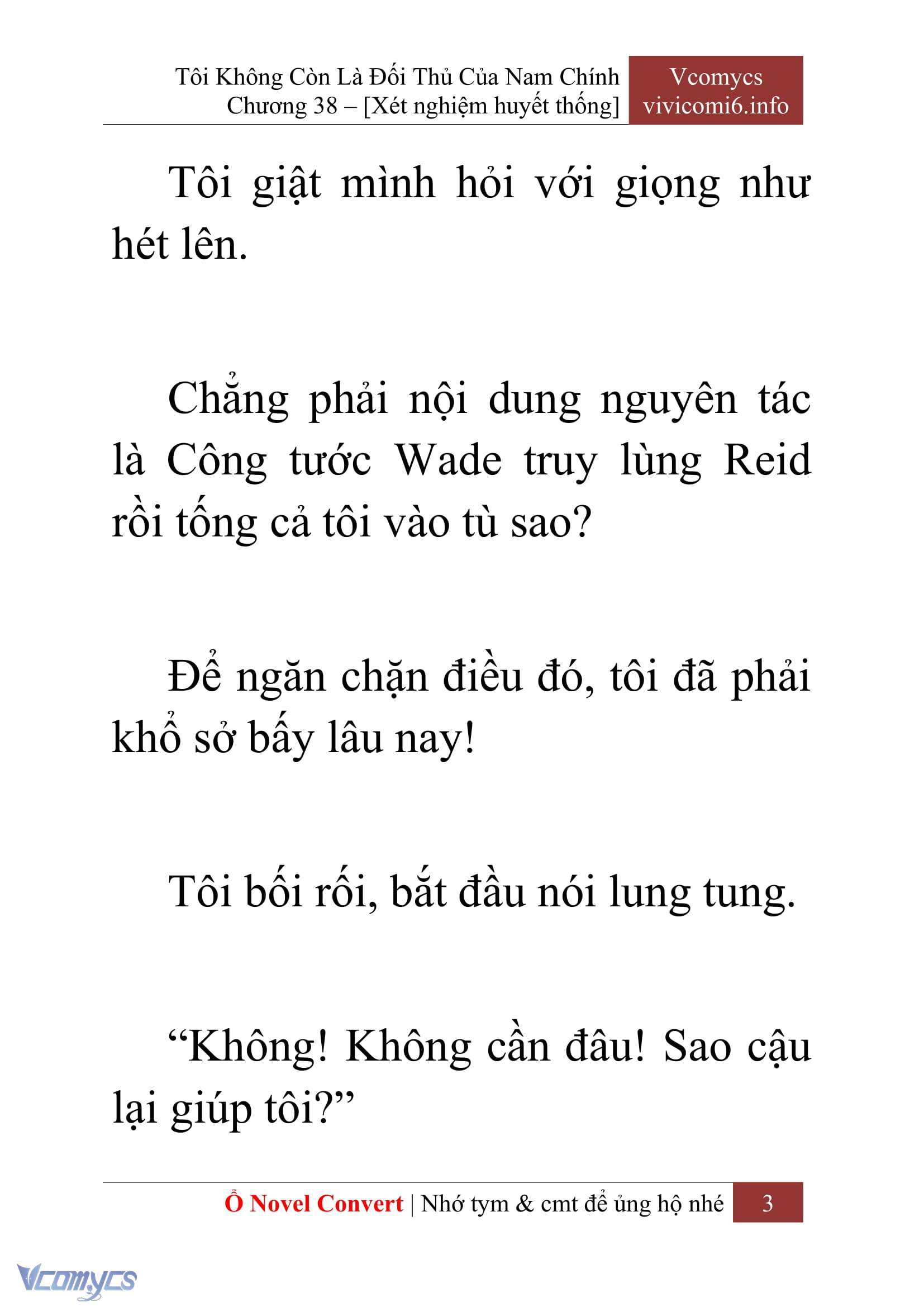 [Novel] Tôi Không Còn Là Đối Thủ Của Nam Chính Chapter  38 - 5