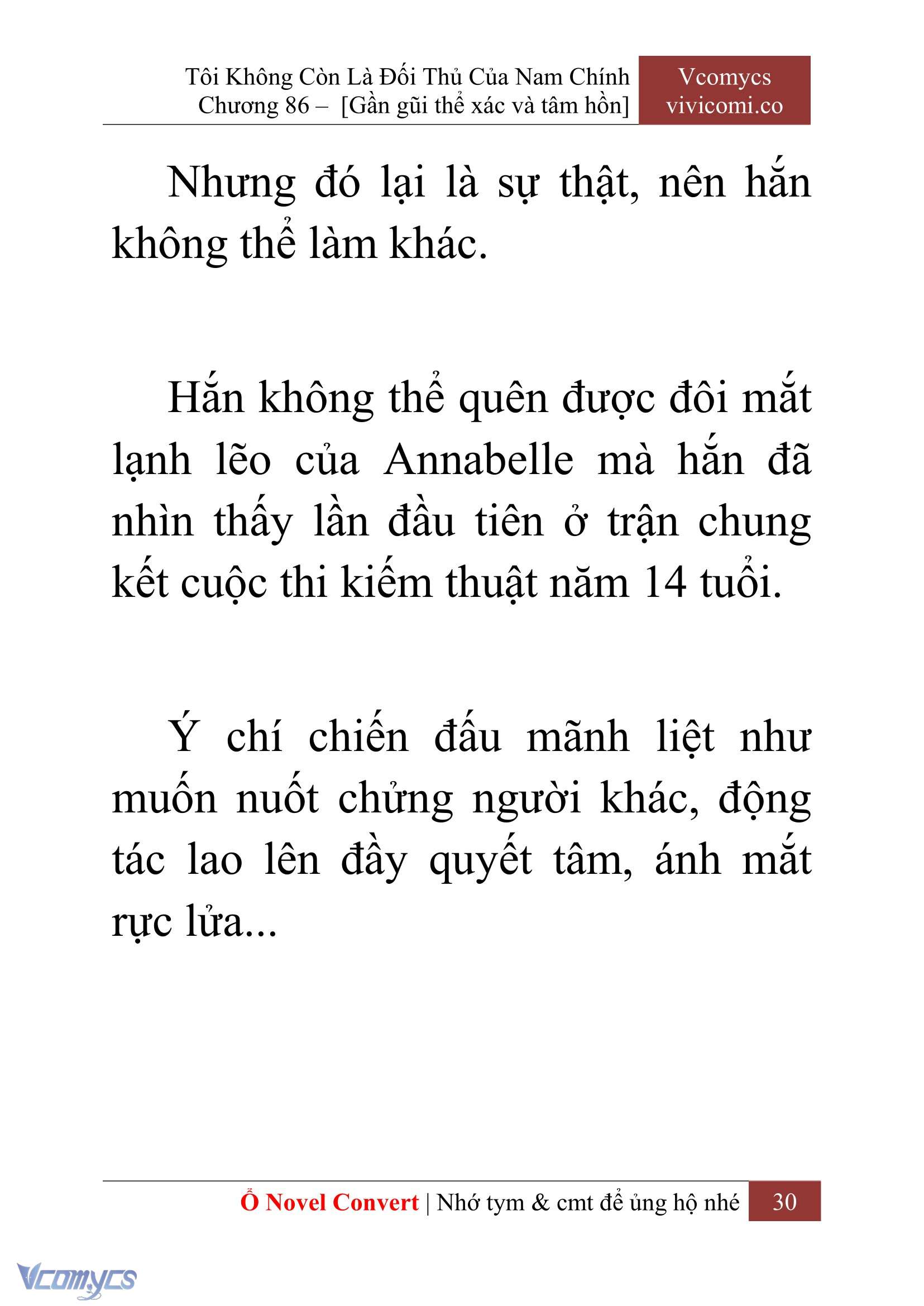 [Novel] Tôi Không Còn Là Đối Thủ Của Nam Chính Chapter  86 - 32