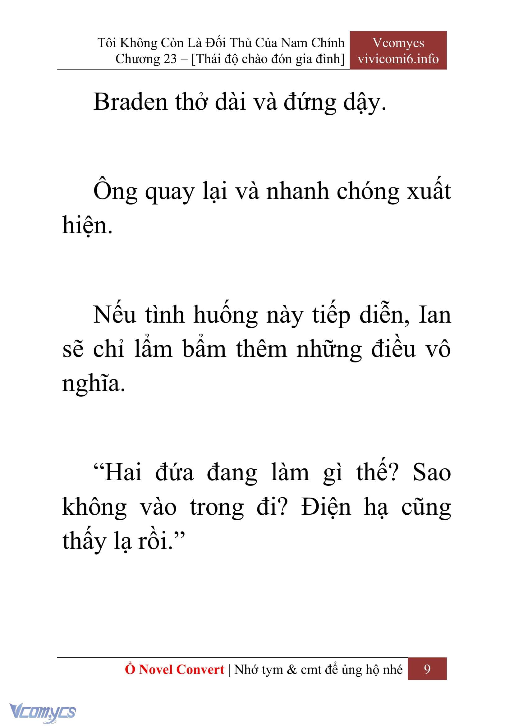 [Novel] Tôi Không Còn Là Đối Thủ Của Nam Chính Chapter  23 - 11