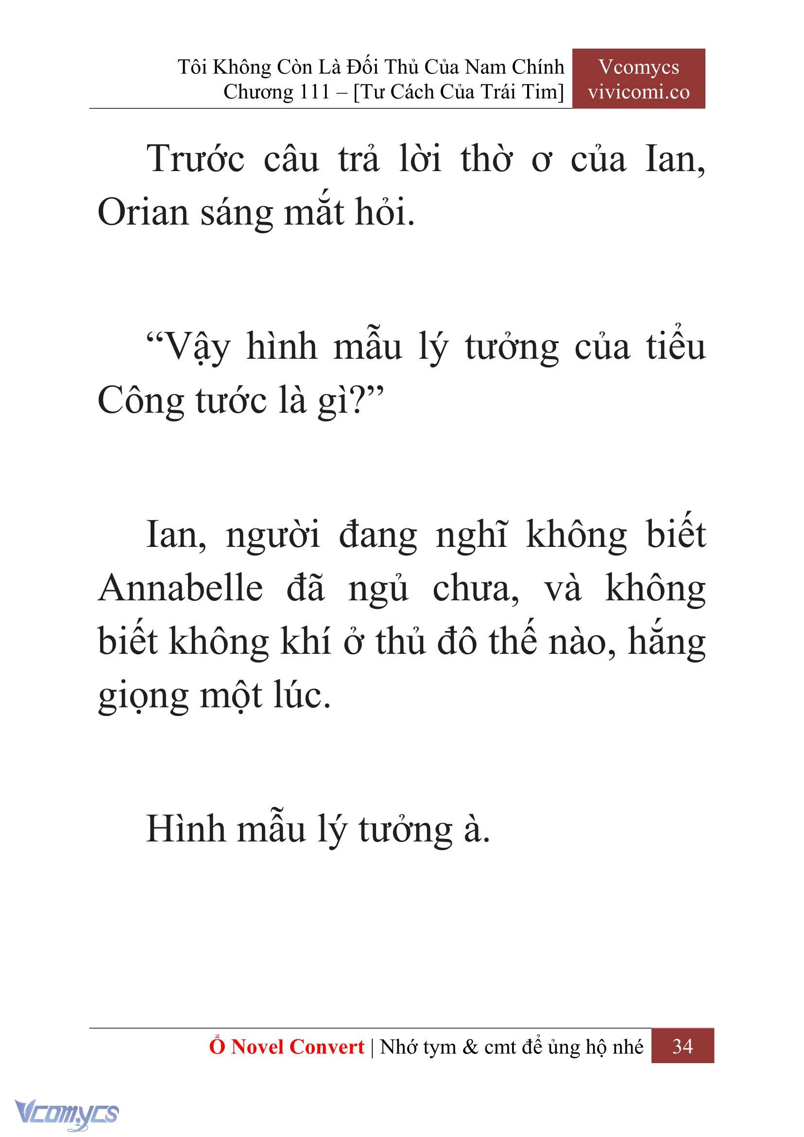 [Novel] Tôi Không Còn Là Đối Thủ Của Nam Chính Chapter  111 - 36