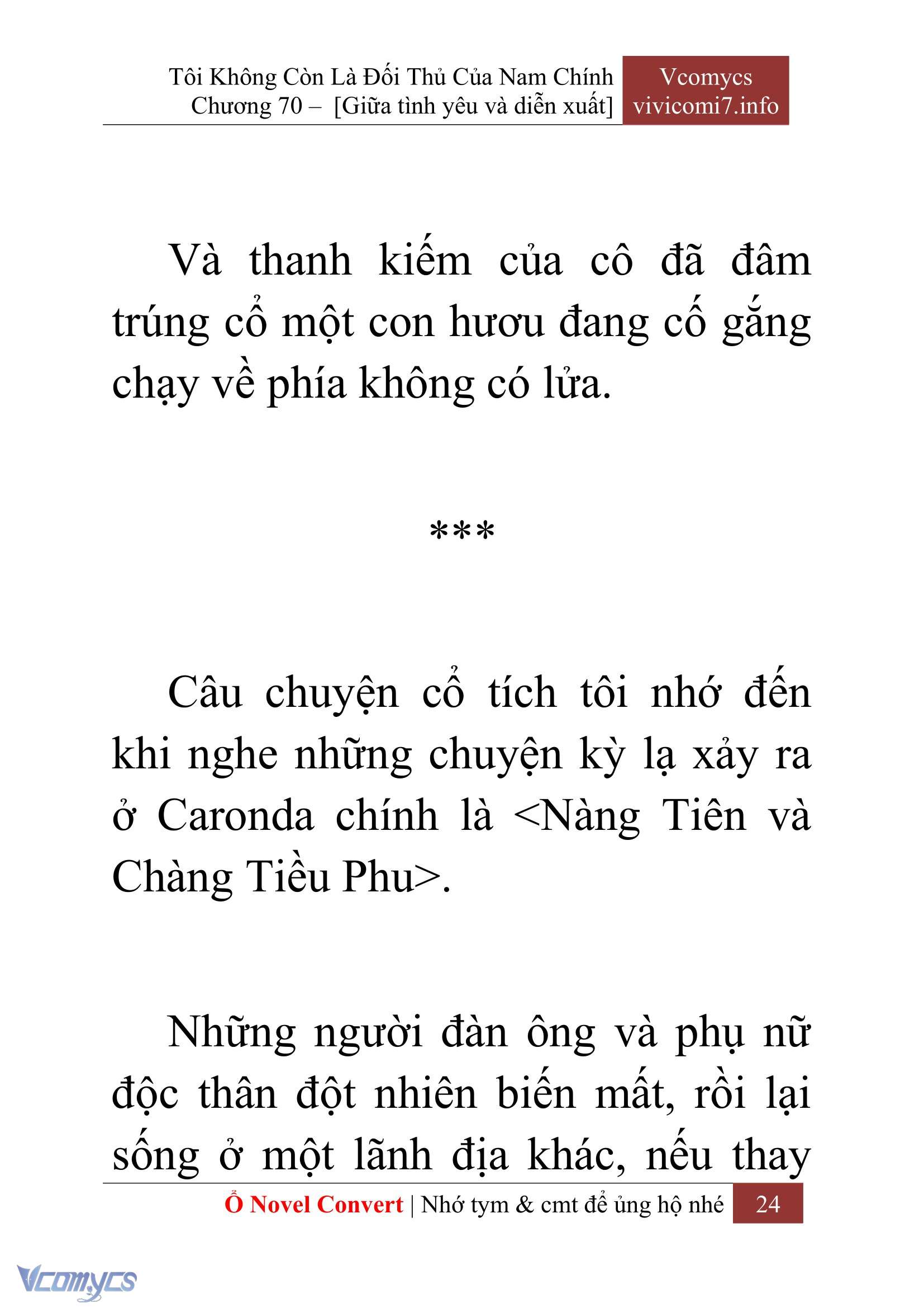 [Novel] Tôi Không Còn Là Đối Thủ Của Nam Chính Chapter  70 - 26