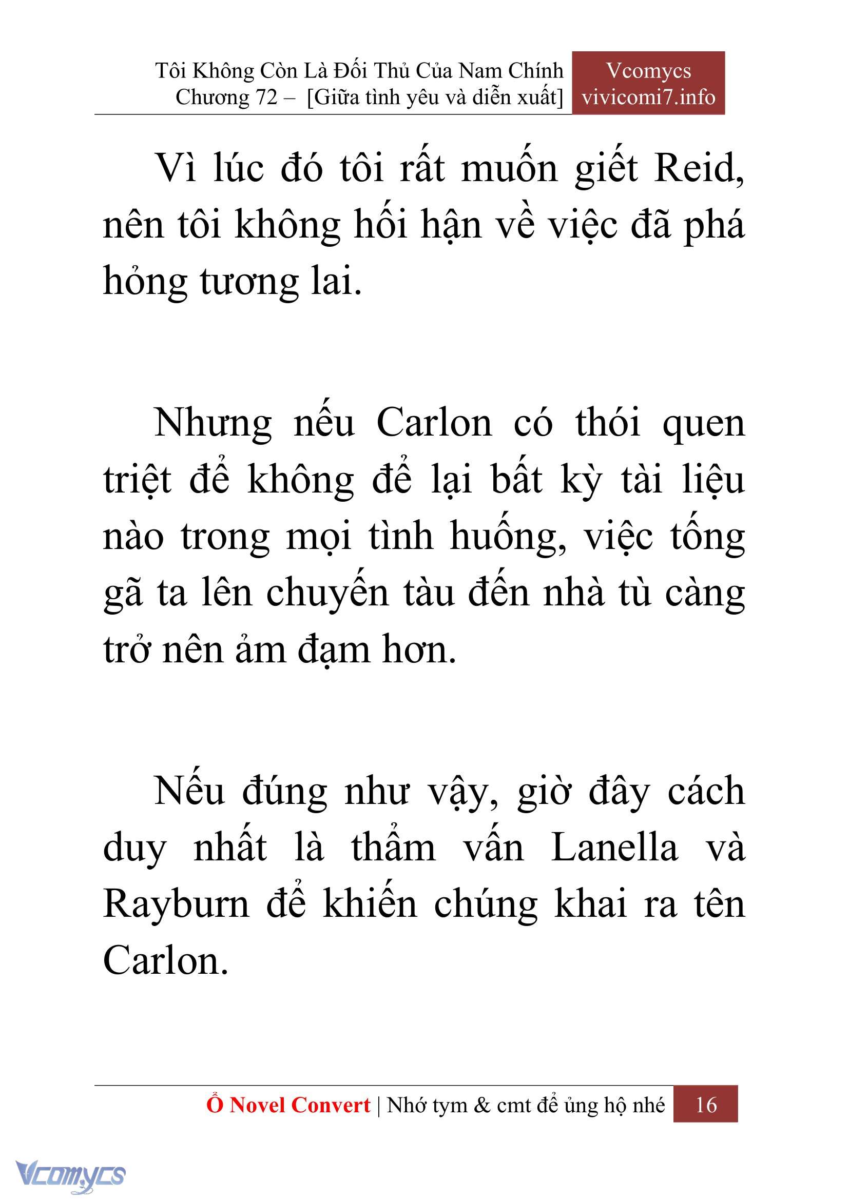 [Novel] Tôi Không Còn Là Đối Thủ Của Nam Chính Chapter  72 - 18