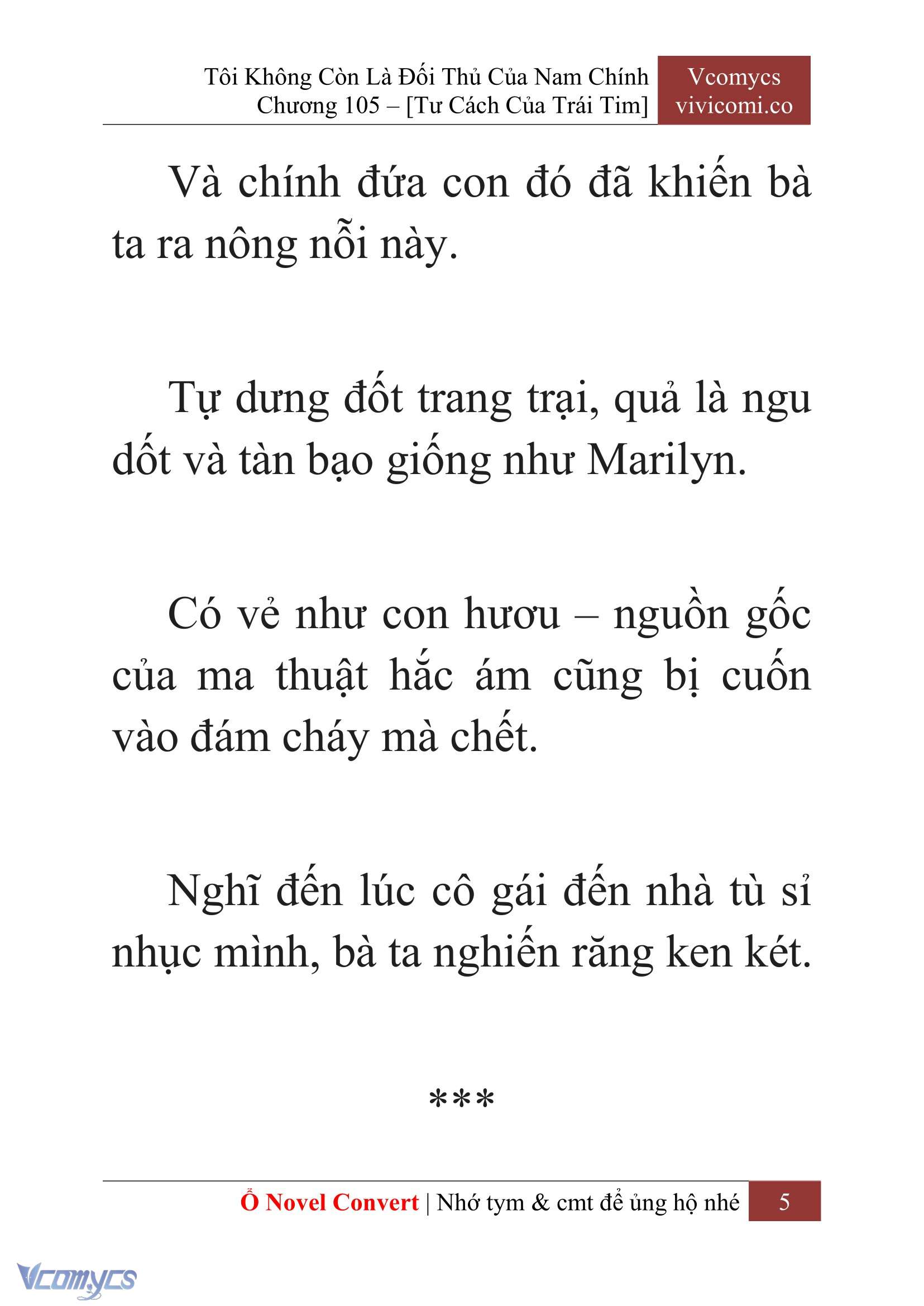[Novel] Tôi Không Còn Là Đối Thủ Của Nam Chính Chapter  105 - 7