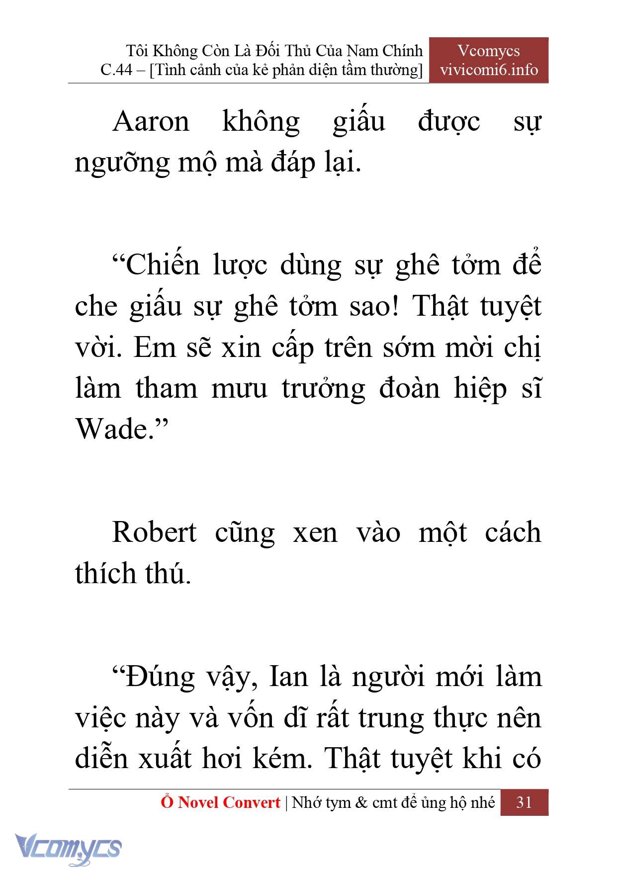 [Novel] Tôi Không Còn Là Đối Thủ Của Nam Chính Chapter  44 - 33
