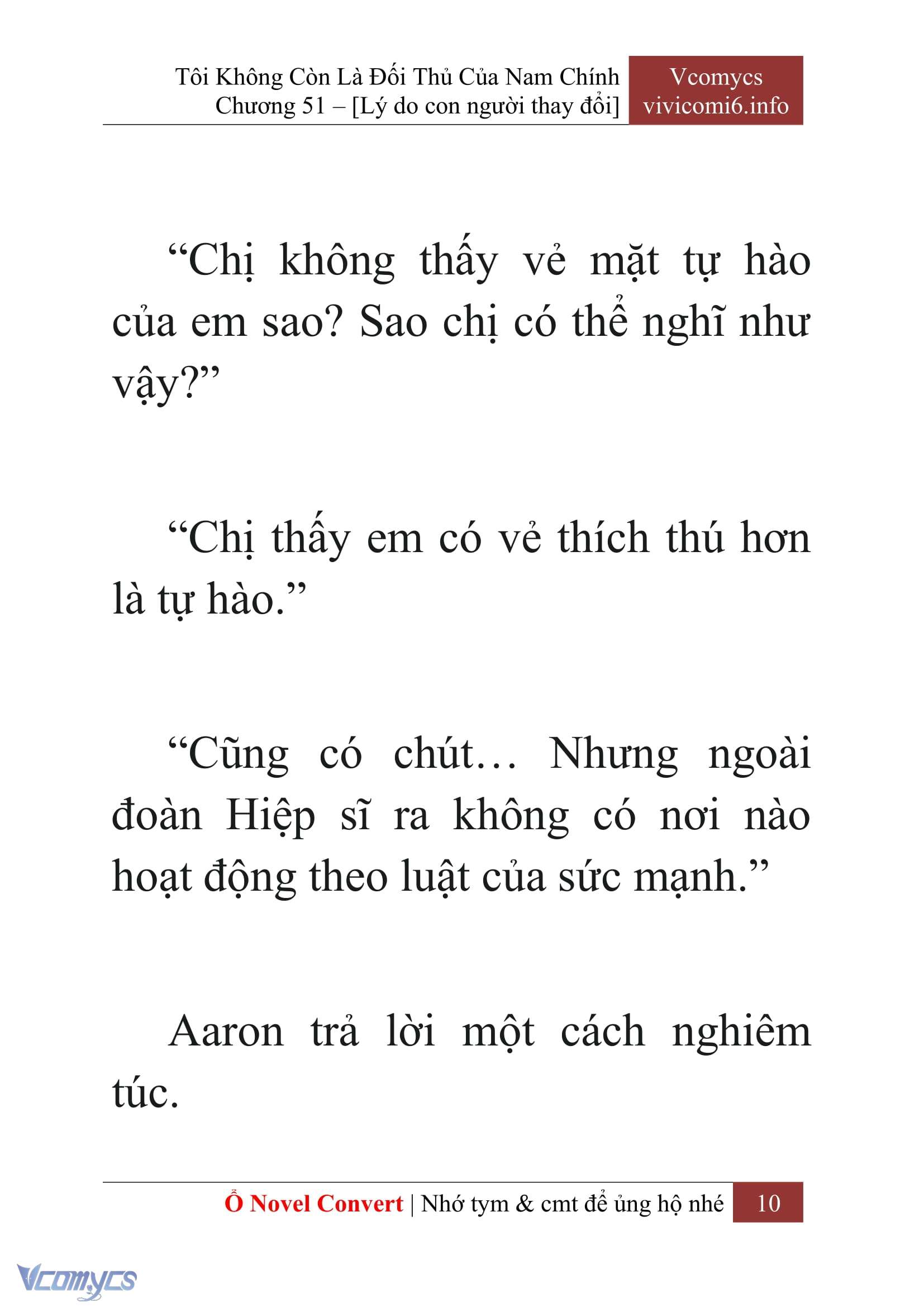 [Novel] Tôi Không Còn Là Đối Thủ Của Nam Chính Chapter  51 - 12