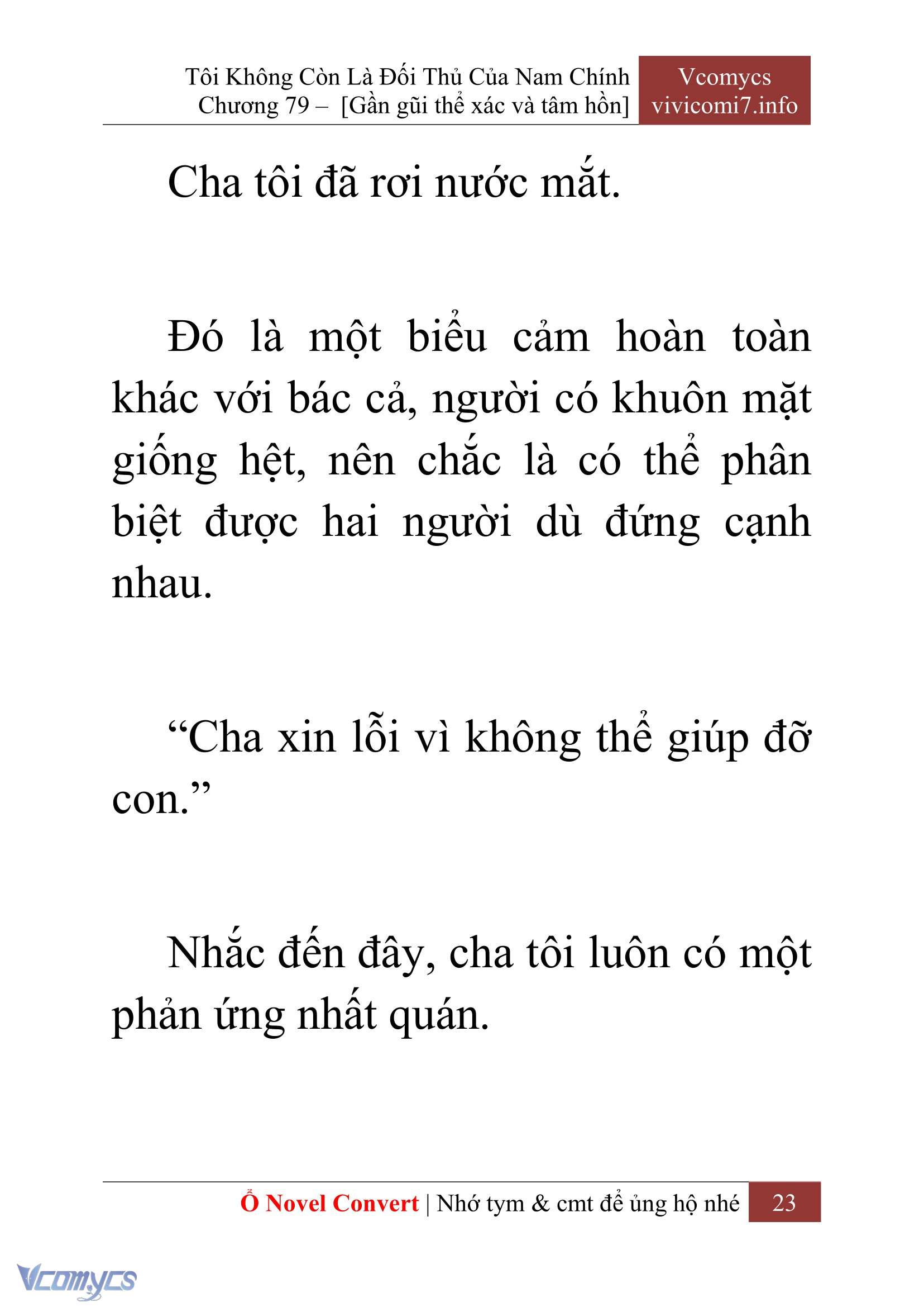 [Novel] Tôi Không Còn Là Đối Thủ Của Nam Chính Chapter  79 - 25