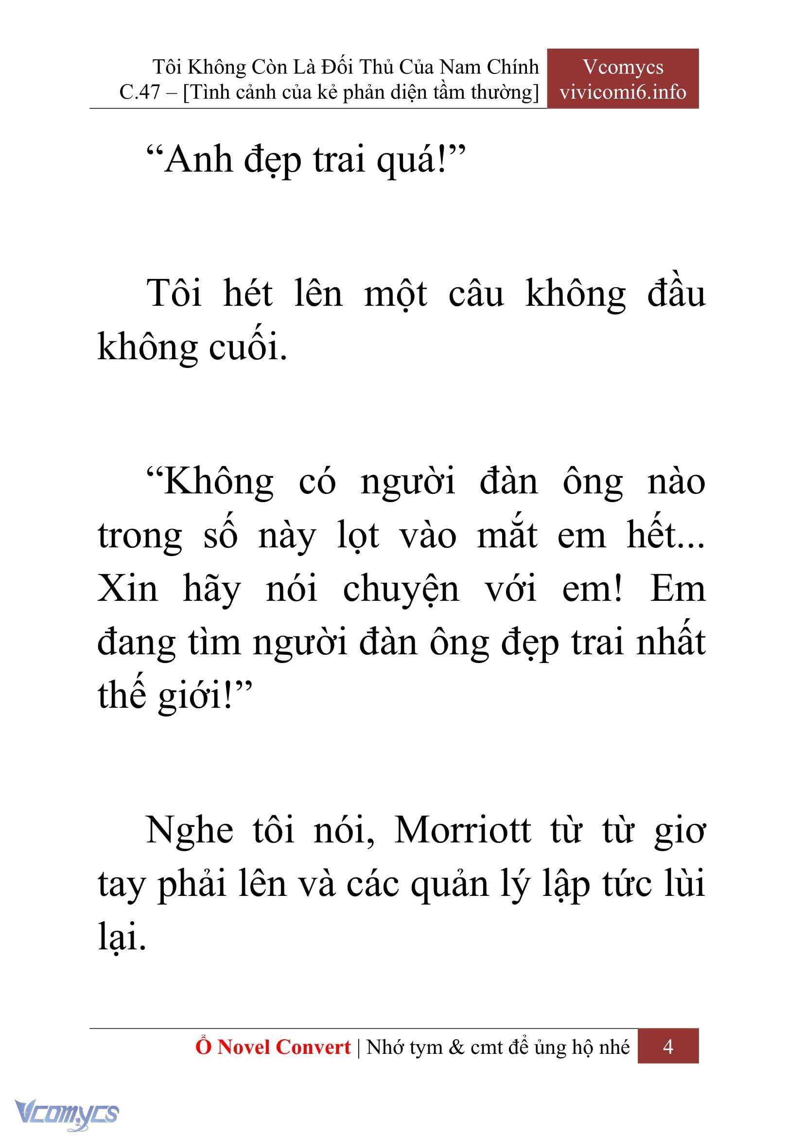 [Novel] Tôi Không Còn Là Đối Thủ Của Nam Chính Chapter  47 - 6