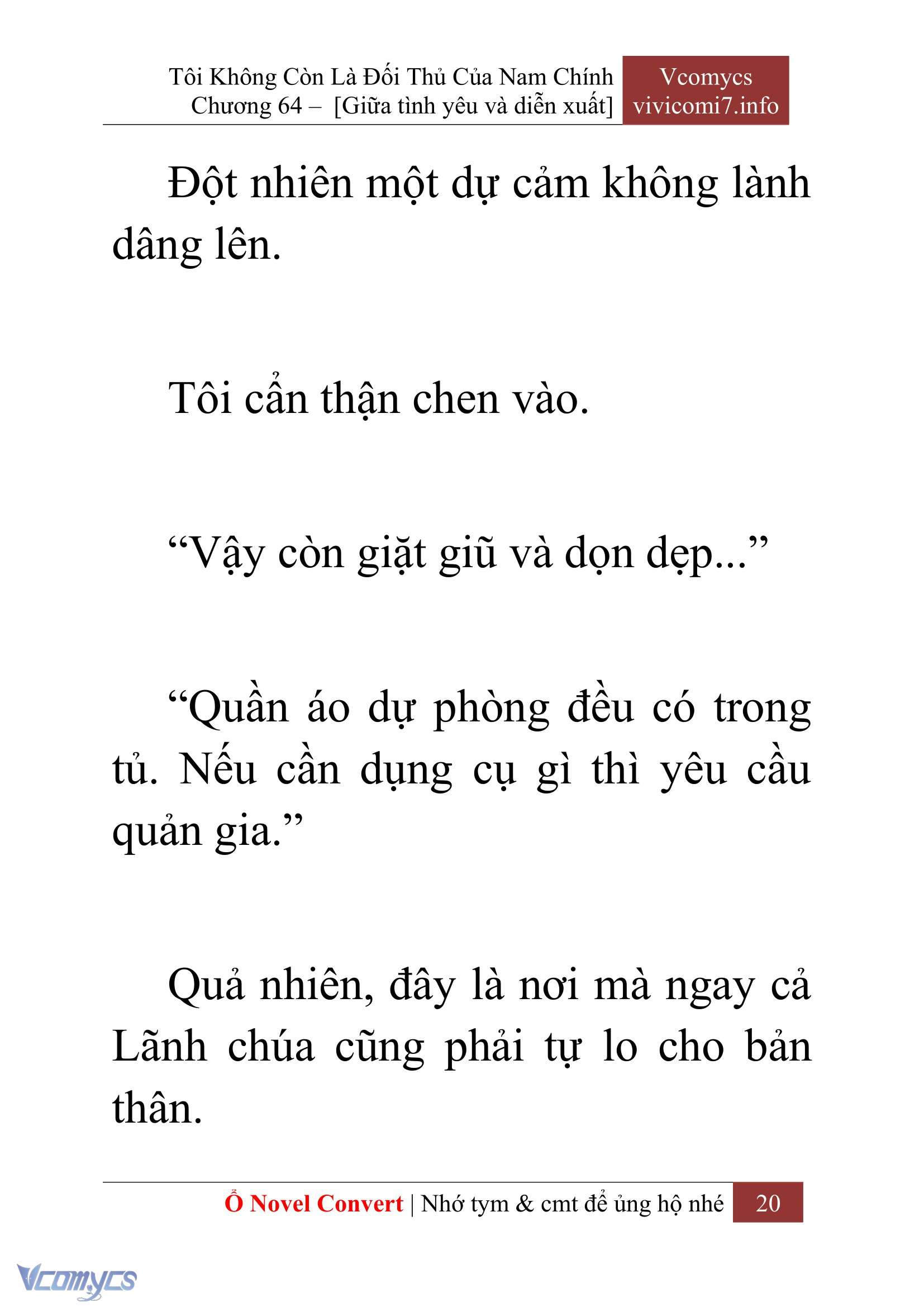 [Novel] Tôi Không Còn Là Đối Thủ Của Nam Chính Chapter  64 - 22