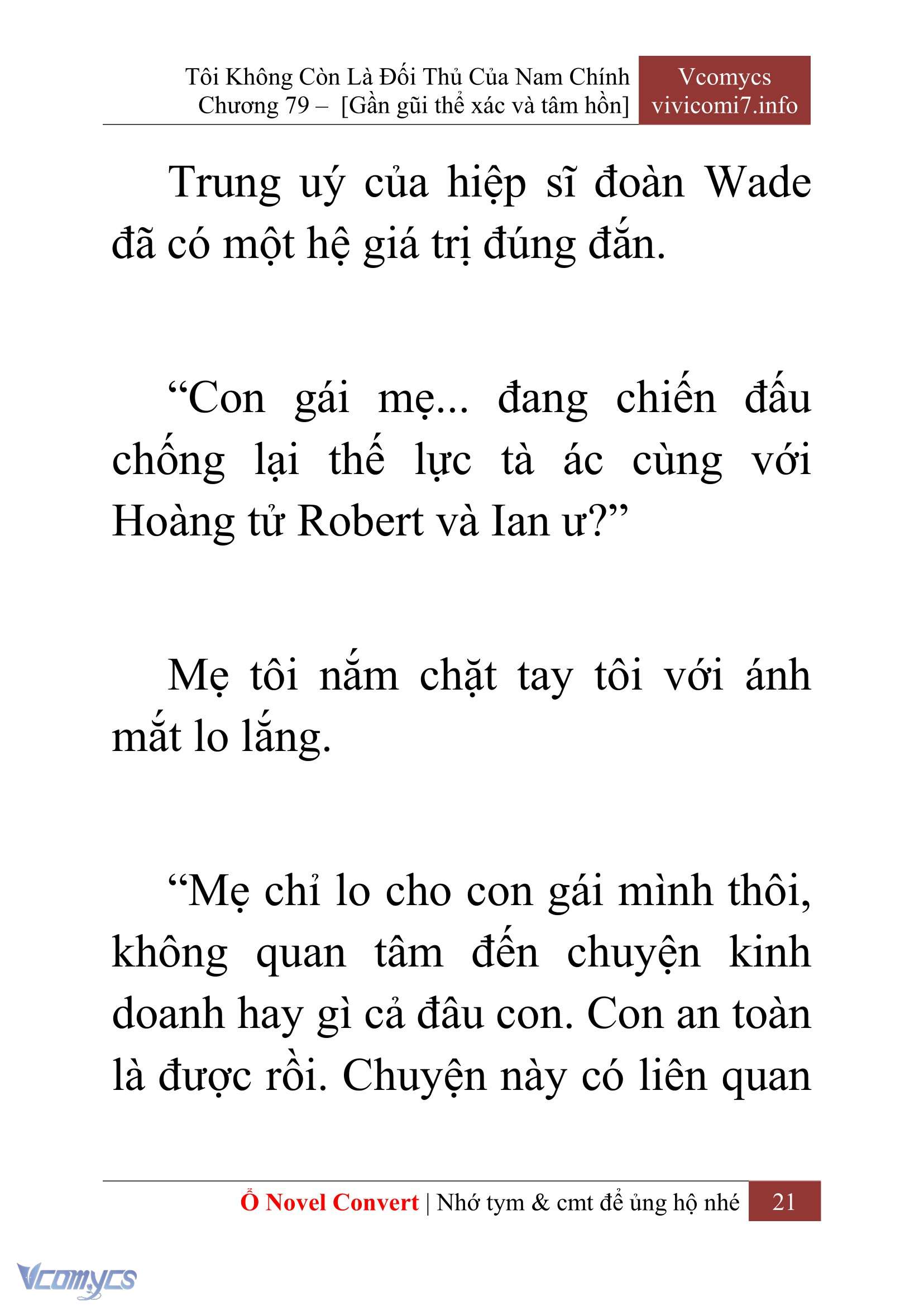 [Novel] Tôi Không Còn Là Đối Thủ Của Nam Chính Chapter  79 - 23