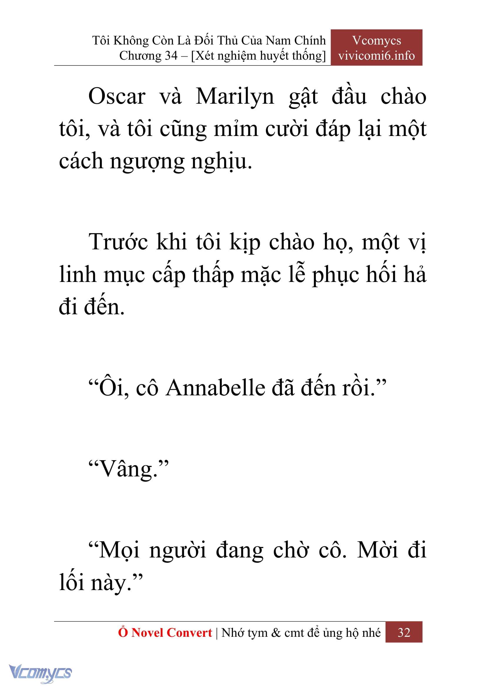[Novel] Tôi Không Còn Là Đối Thủ Của Nam Chính Chapter  34 - 34