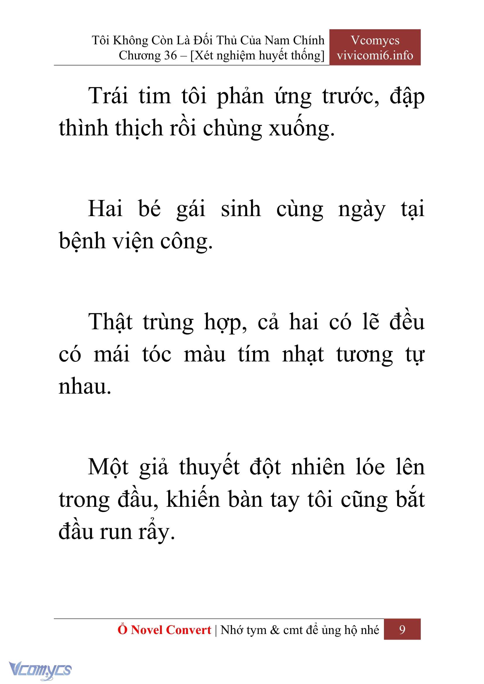 [Novel] Tôi Không Còn Là Đối Thủ Của Nam Chính Chapter  36 - 11