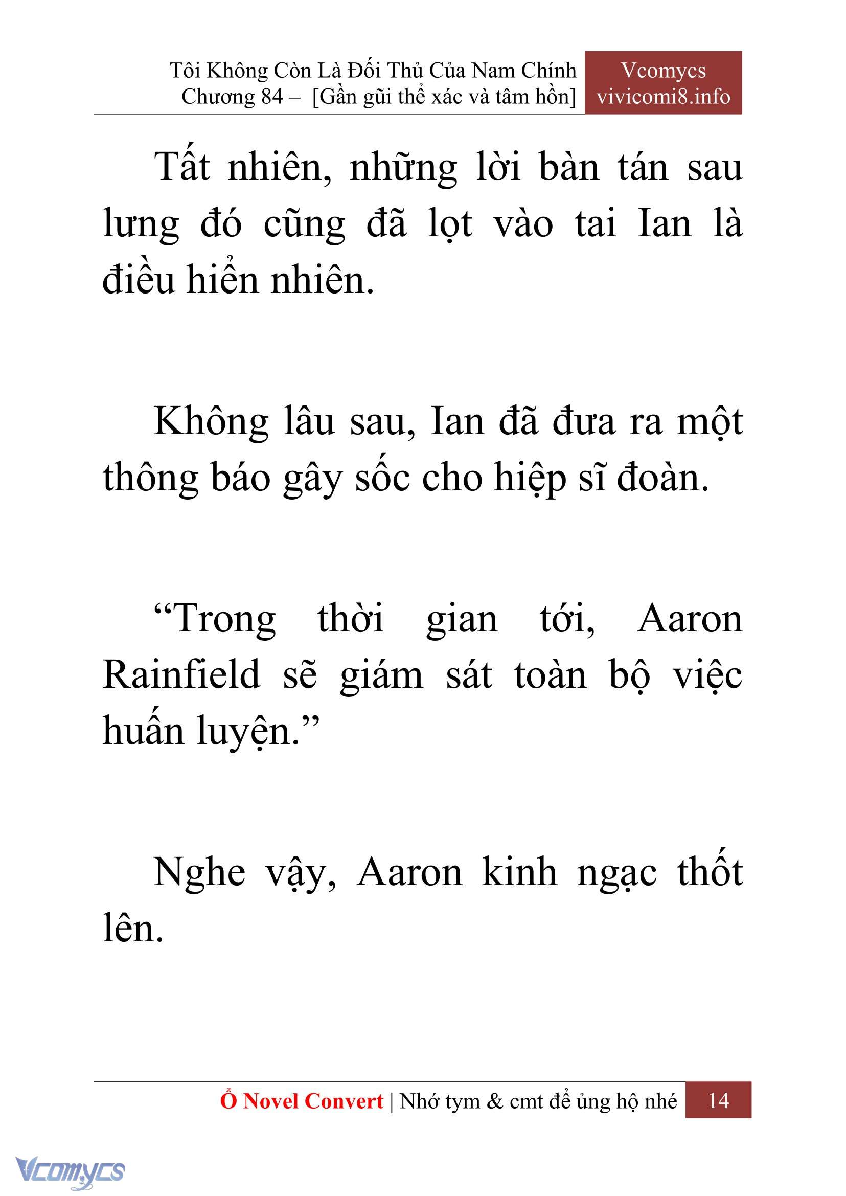 [Novel] Tôi Không Còn Là Đối Thủ Của Nam Chính Chapter  84 - 16