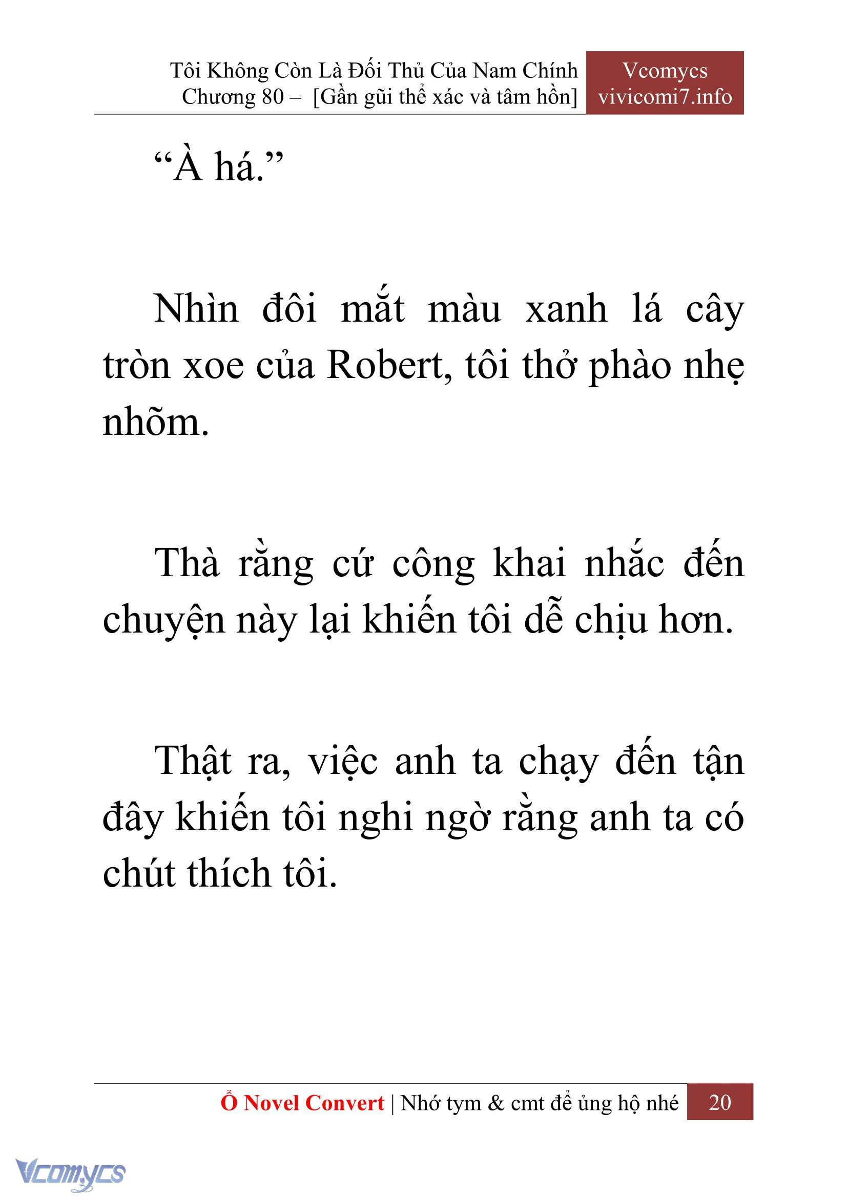 [Novel] Tôi Không Còn Là Đối Thủ Của Nam Chính Chapter  80 - 22