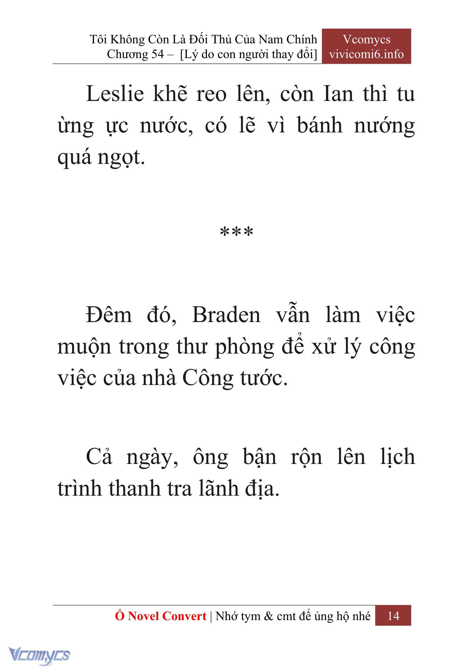 [Novel] Tôi Không Còn Là Đối Thủ Của Nam Chính Chapter  54 - 16