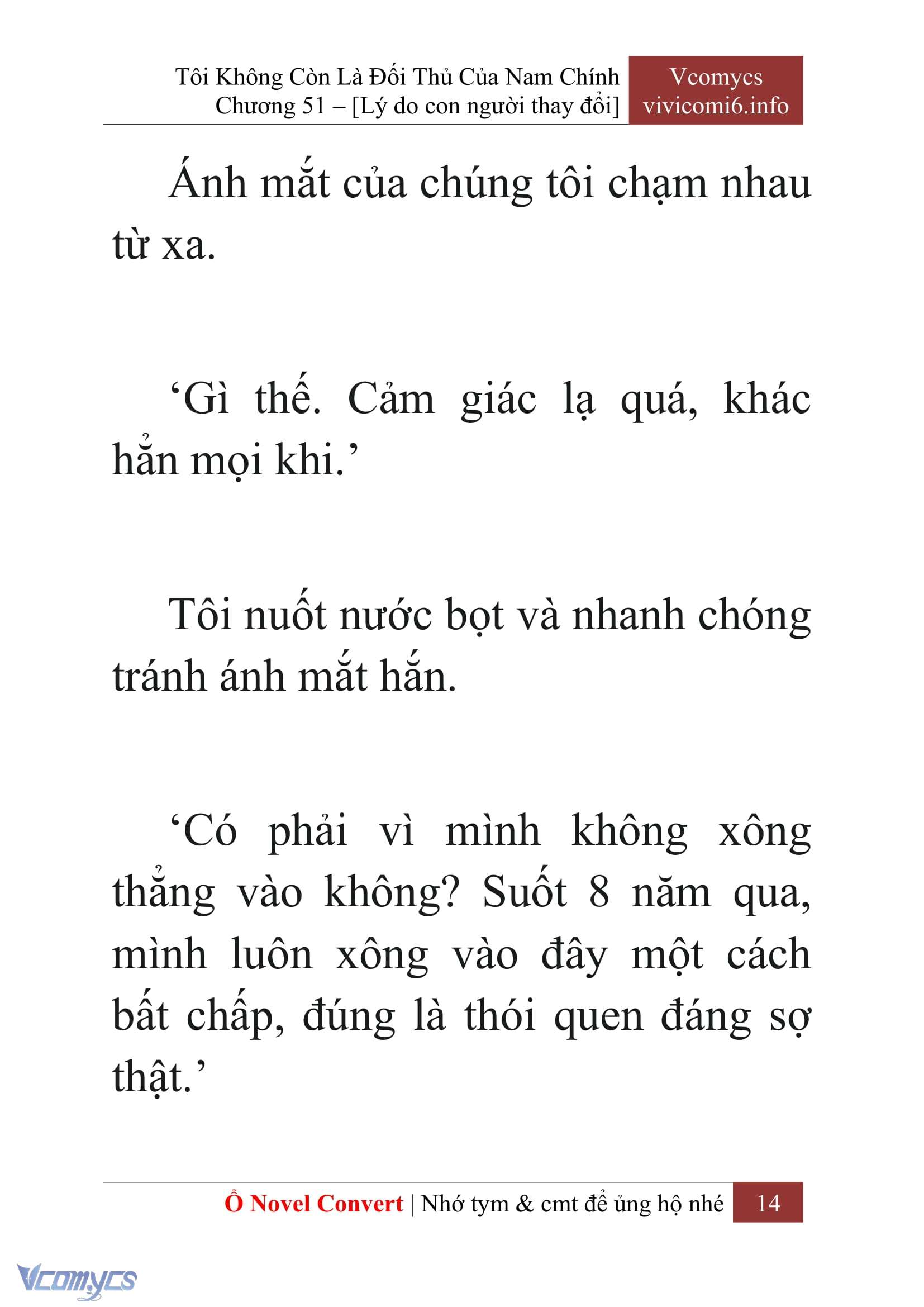[Novel] Tôi Không Còn Là Đối Thủ Của Nam Chính Chapter  51 - 16