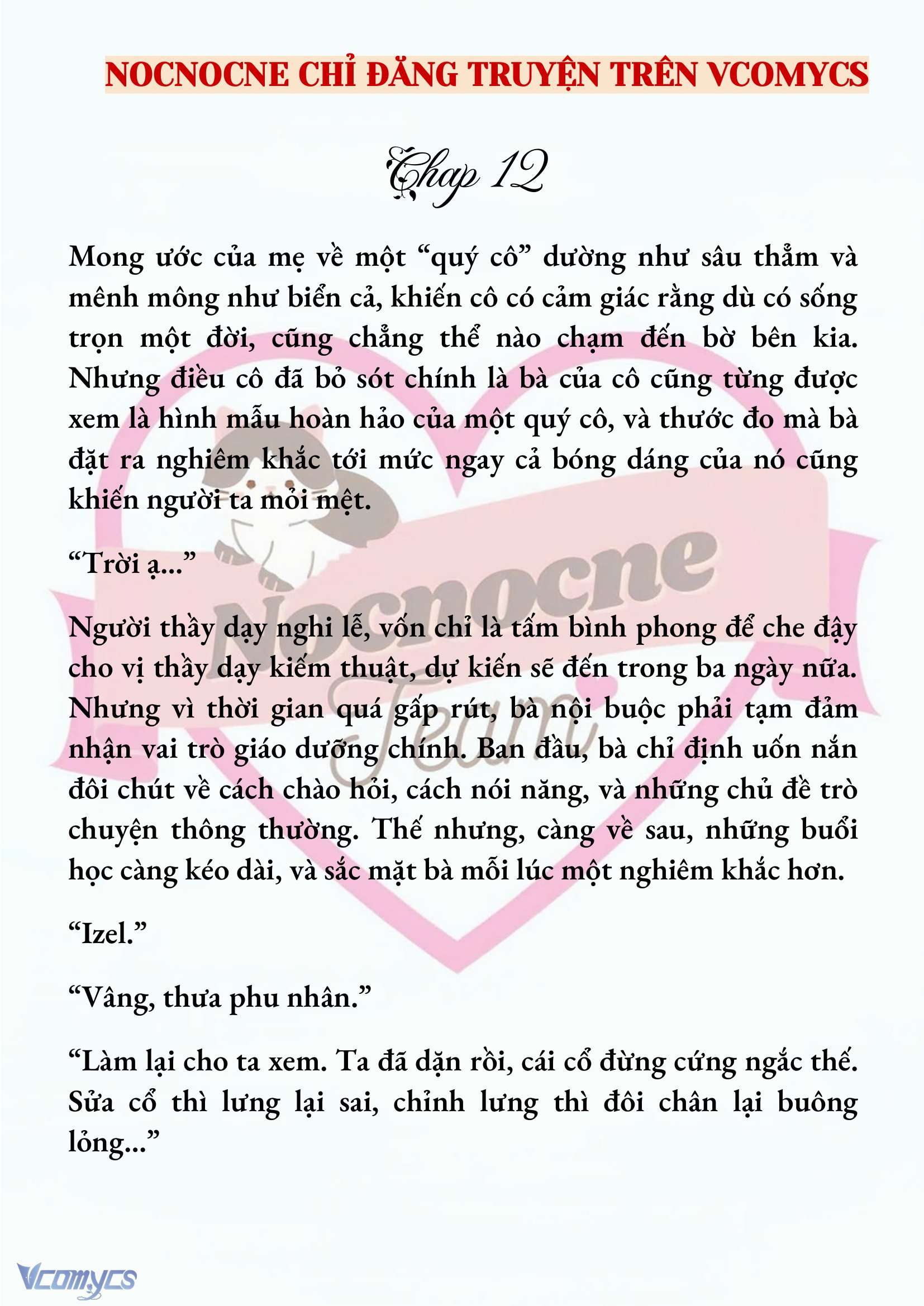 [NOVEL] CÁ RỪNG KHÔN NGOAN Chapter  12 - 2