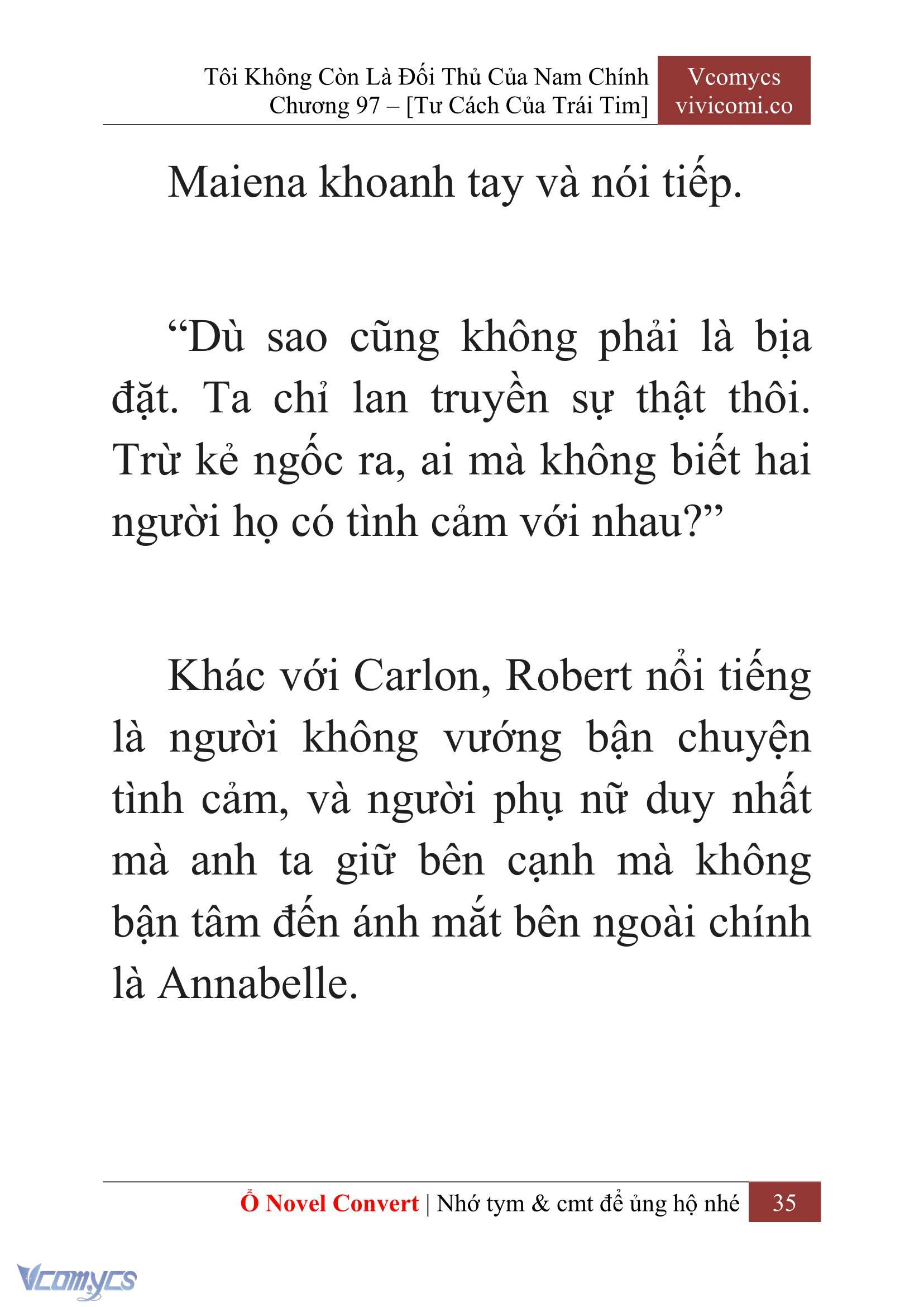 [Novel] Tôi Không Còn Là Đối Thủ Của Nam Chính Chapter  97 - 37