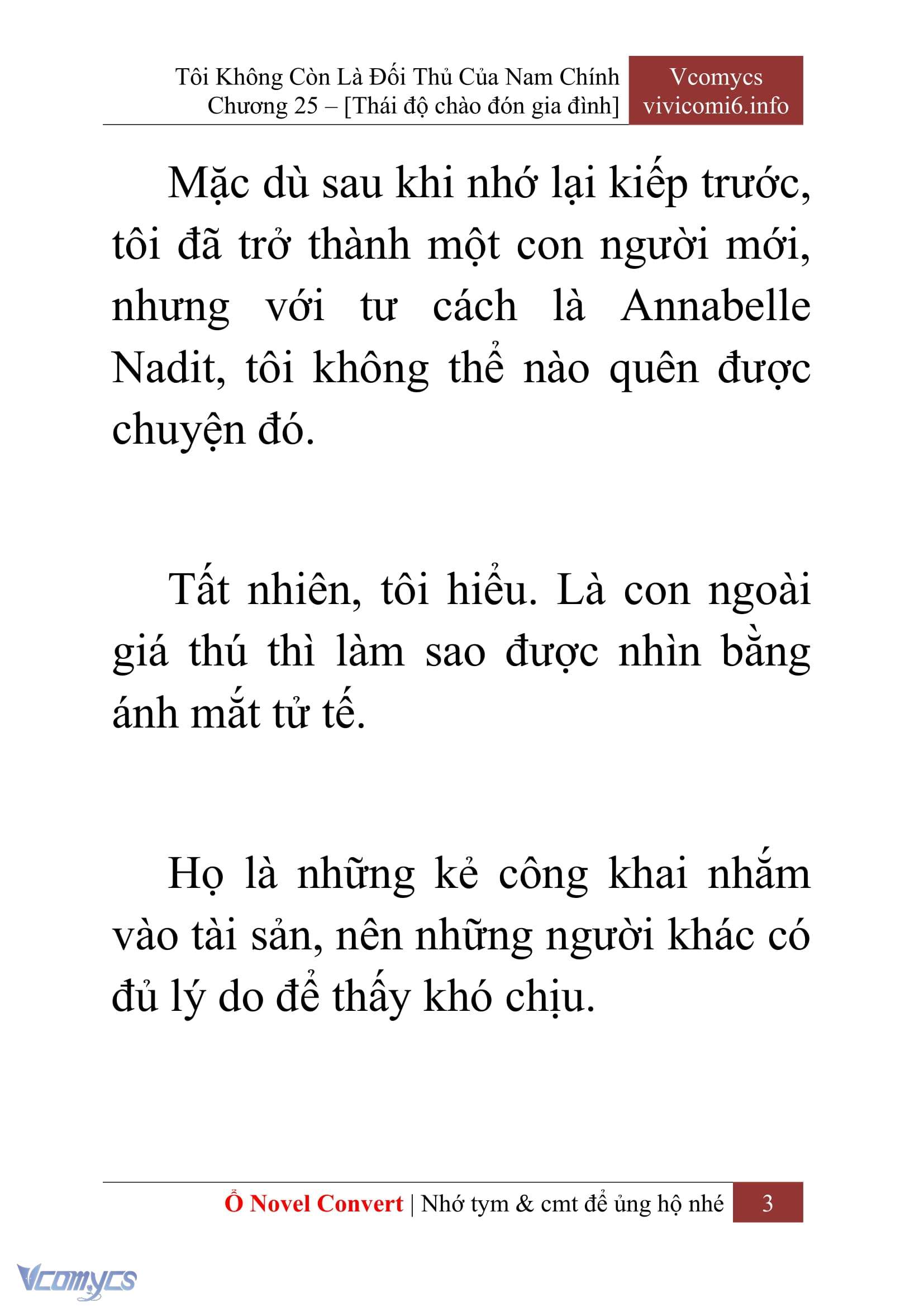 [Novel] Tôi Không Còn Là Đối Thủ Của Nam Chính Chapter  25 - 5