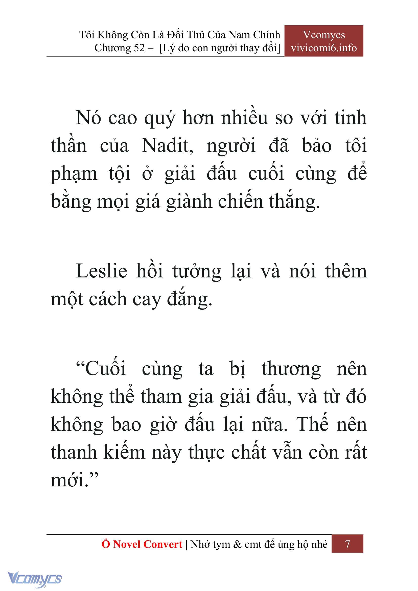 [Novel] Tôi Không Còn Là Đối Thủ Của Nam Chính Chapter  52 - 9