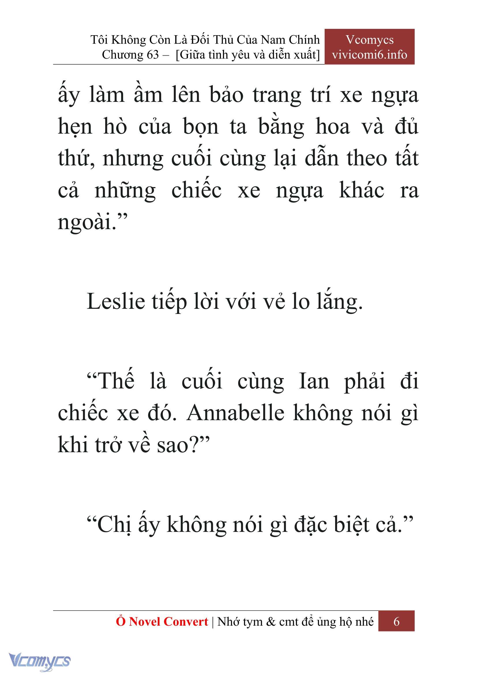 [Novel] Tôi Không Còn Là Đối Thủ Của Nam Chính Chapter  63 - 8