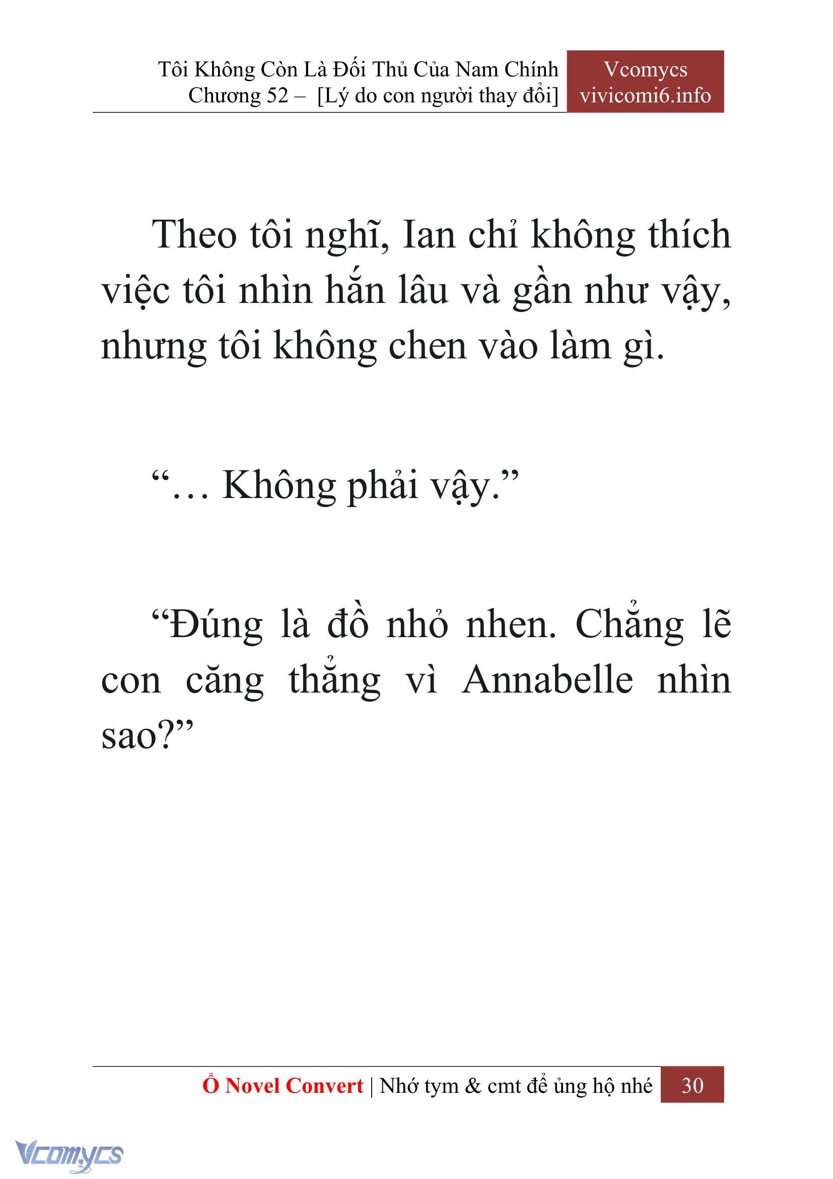 [Novel] Tôi Không Còn Là Đối Thủ Của Nam Chính Chapter  52 - 32