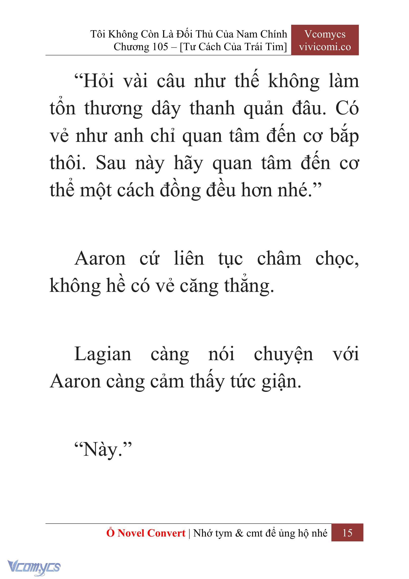 [Novel] Tôi Không Còn Là Đối Thủ Của Nam Chính Chapter  105 - 17