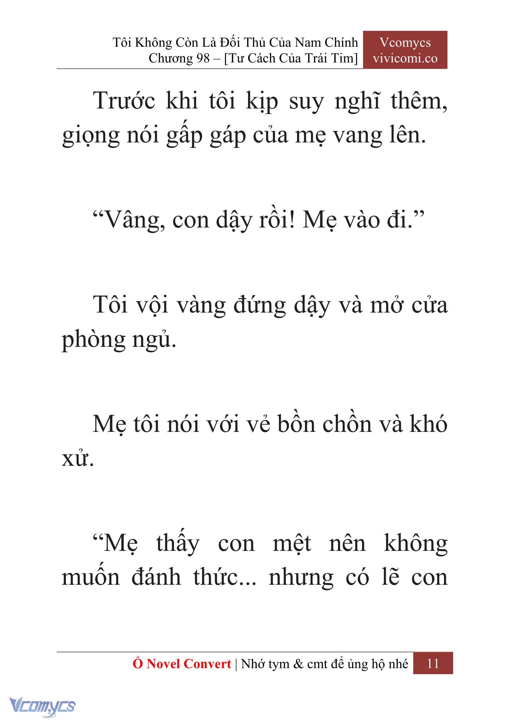 [Novel] Tôi Không Còn Là Đối Thủ Của Nam Chính Chapter  98 - 13