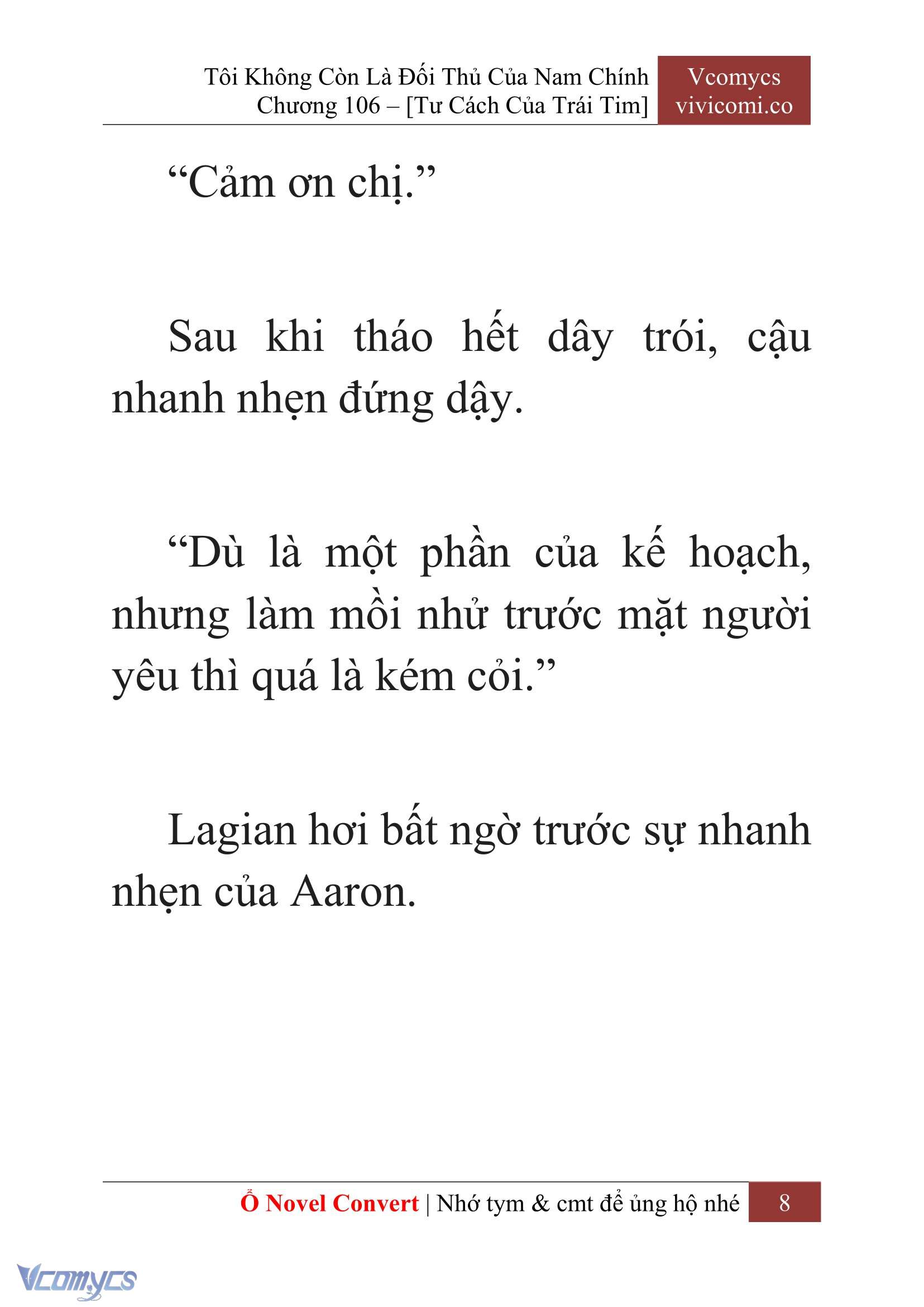 [Novel] Tôi Không Còn Là Đối Thủ Của Nam Chính Chapter  106 - 10