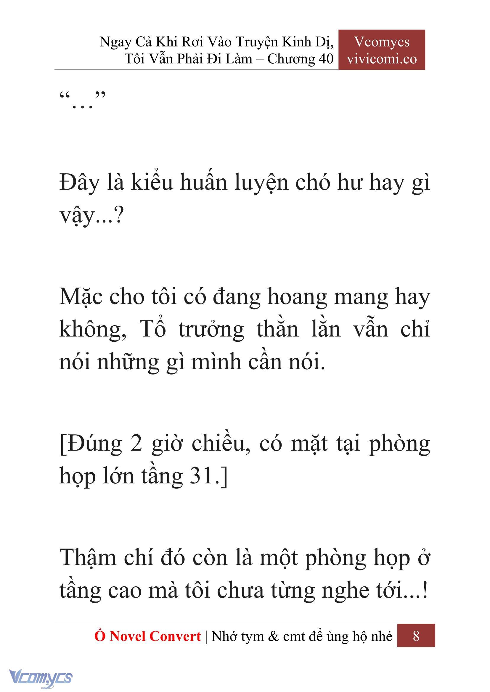 [Novel] Ngay Cả Khi Rơi Vào Truyện Kinh Dị, Tôi Vẫn Phải Đi Làm Chapter  40 - 10