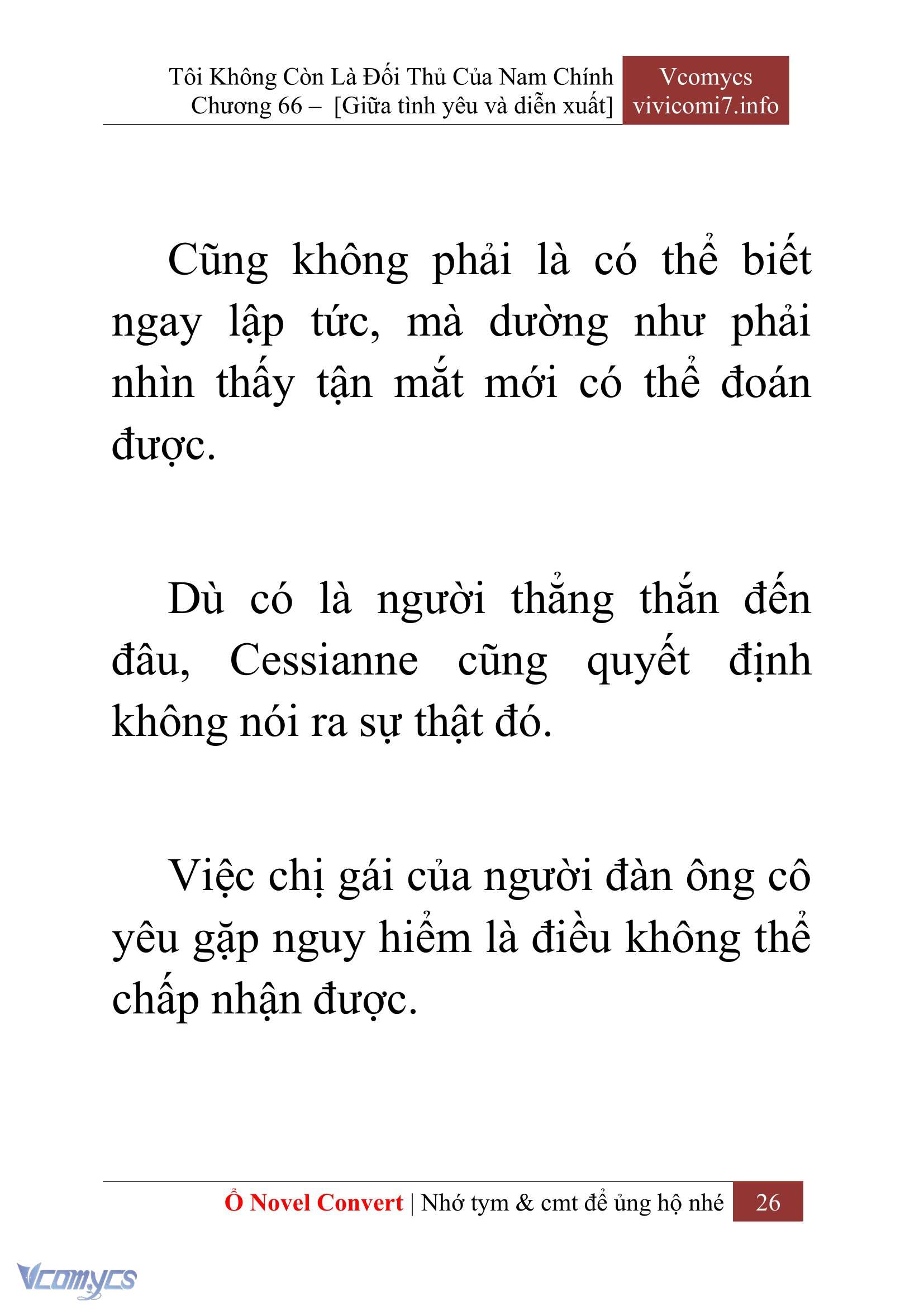 [Novel] Tôi Không Còn Là Đối Thủ Của Nam Chính Chapter  66 - 28
