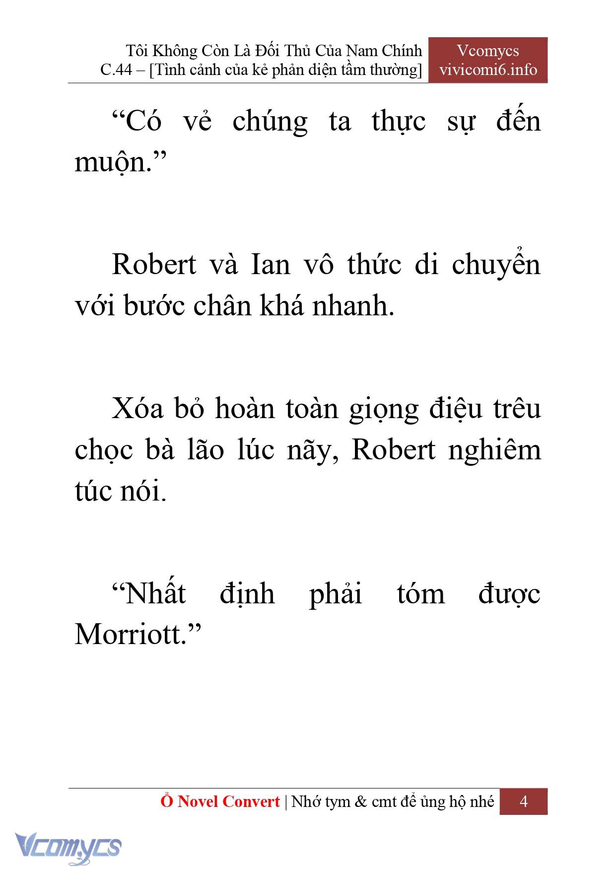 [Novel] Tôi Không Còn Là Đối Thủ Của Nam Chính Chapter  44 - 6